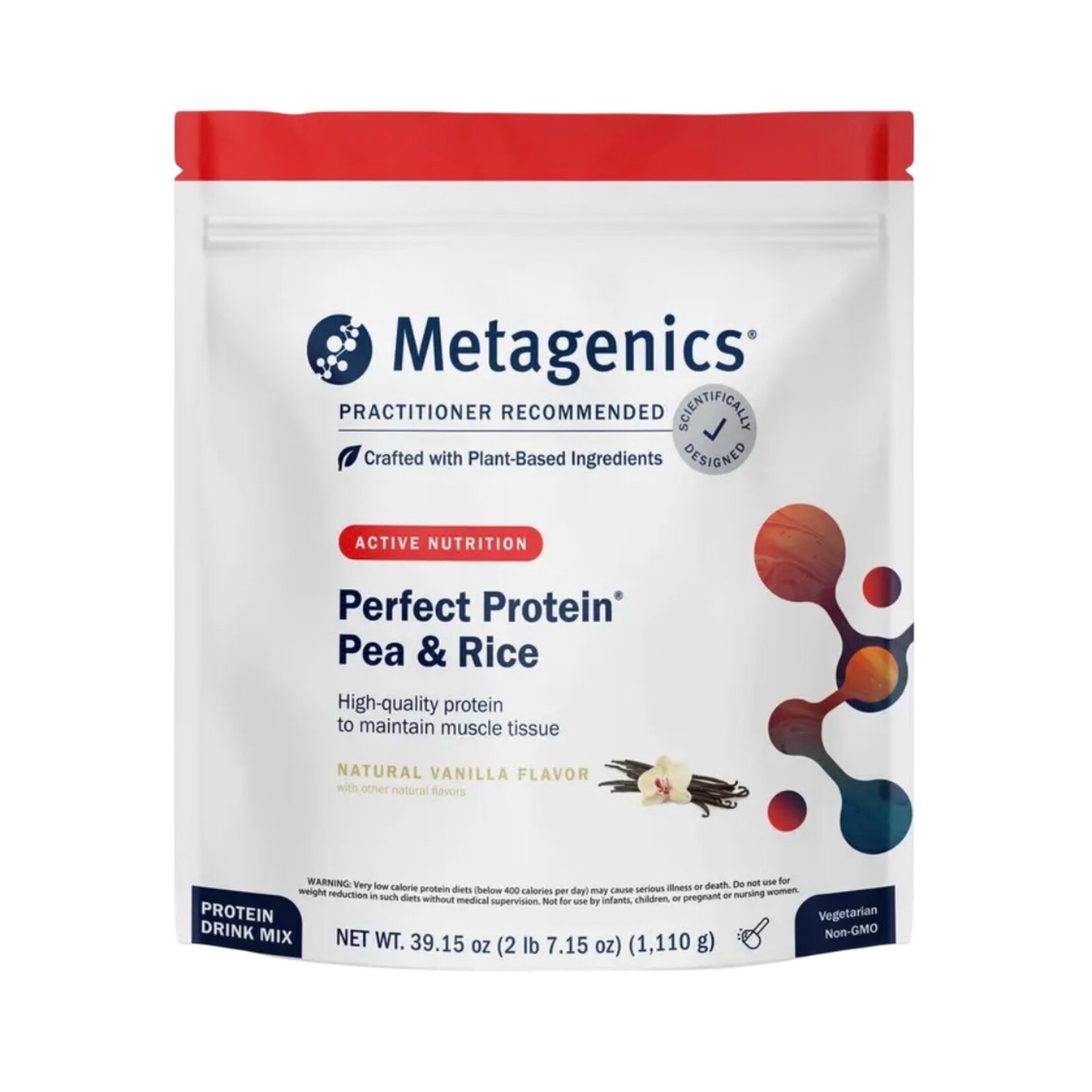 Metagenics Perfect Protein Pea & Rice Vanilla Metagenics