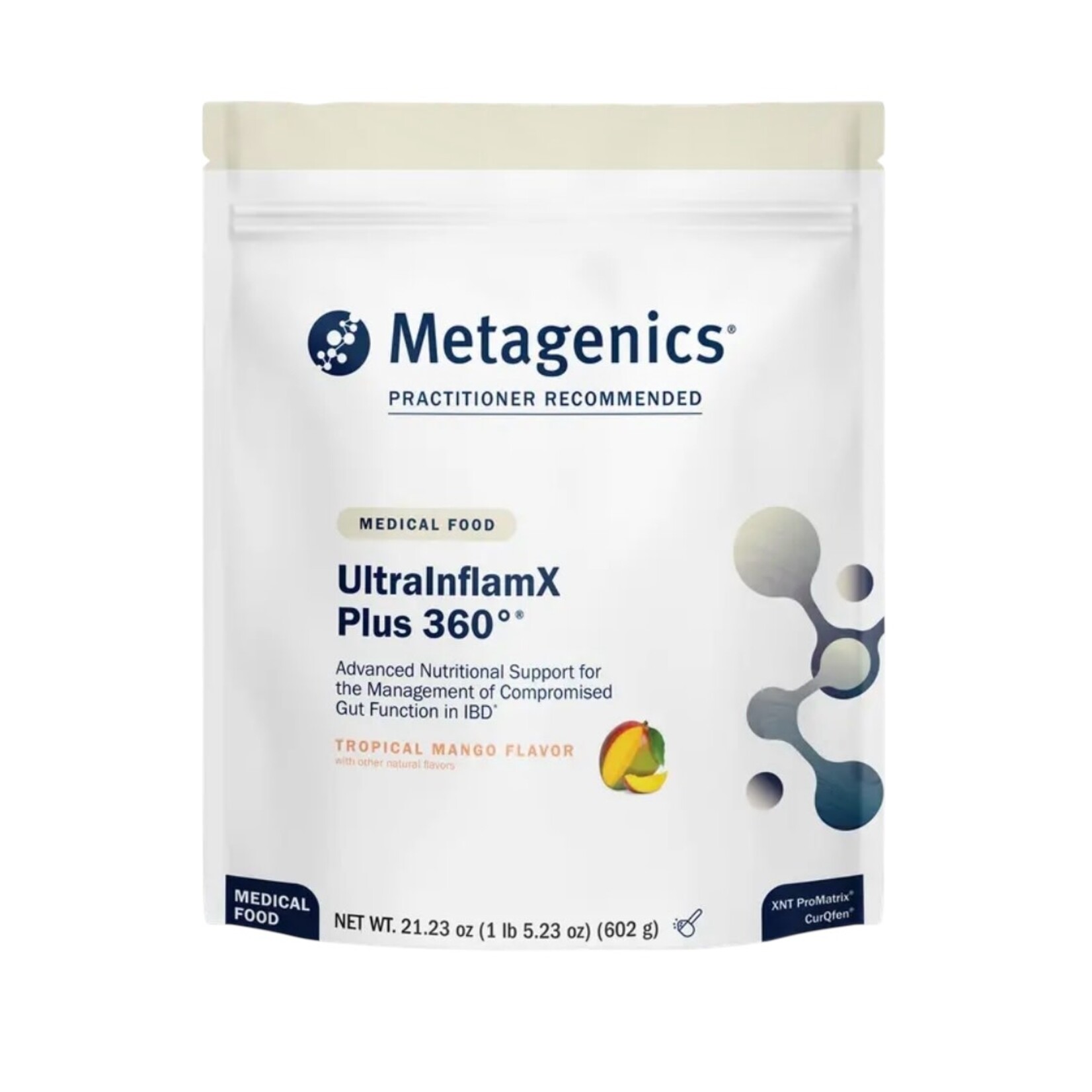 Metagenics UltraInflamX Plus 360 Mango 630g Metagenics