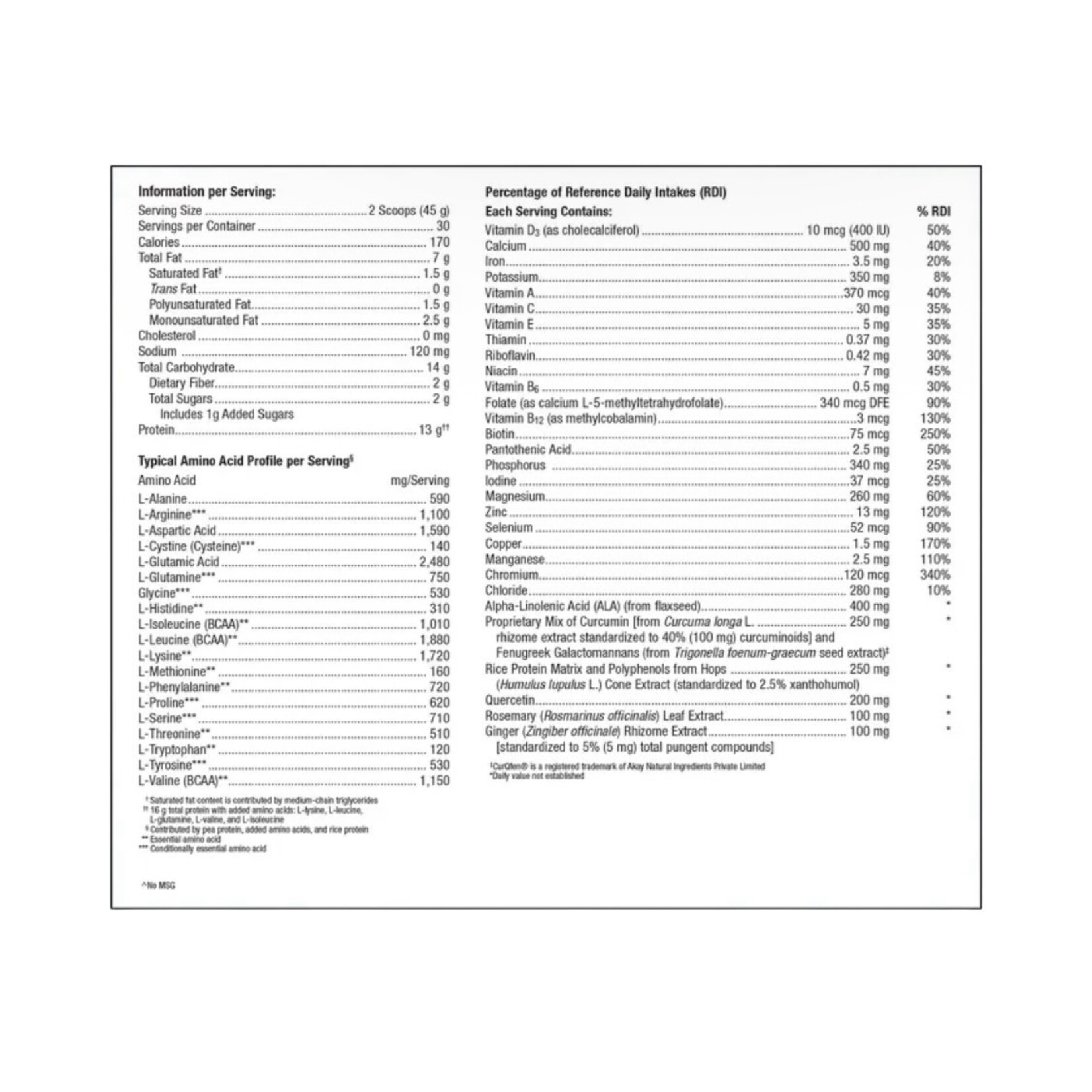 Metagenics UltraInflamX Plus 360 Pineapple Banana 1350g Metagenics