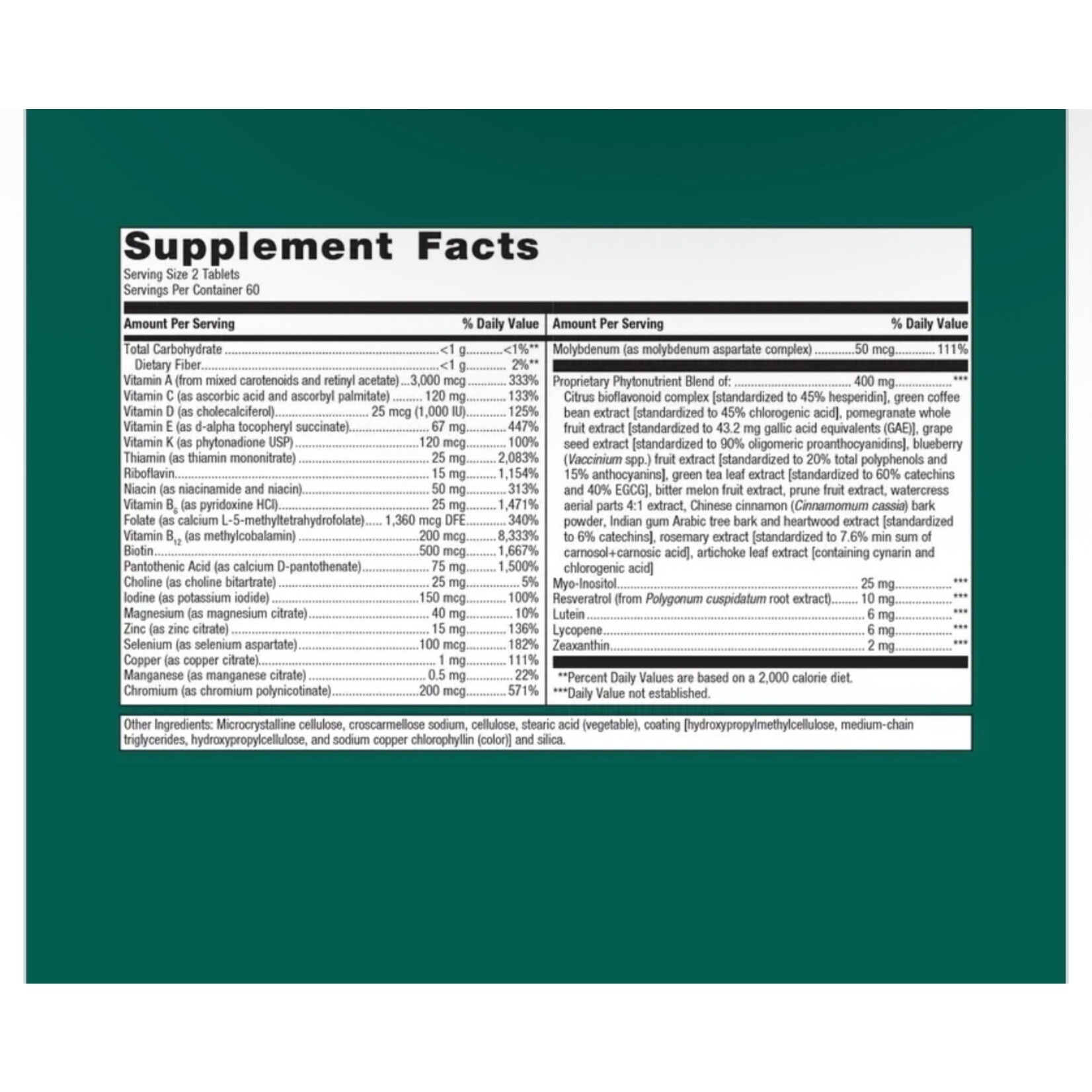 Metagenics PhytoMulti no Iron 120t Metagenics