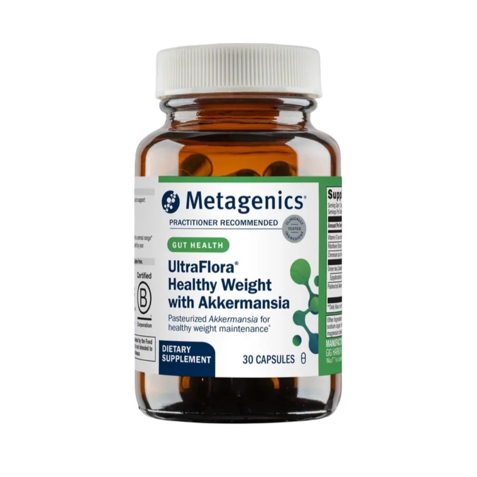 Metagenics Ultraflora Healthy Weight with Akkermansia (formerly Akkermansia Healthy Weight) 30c Metagenics