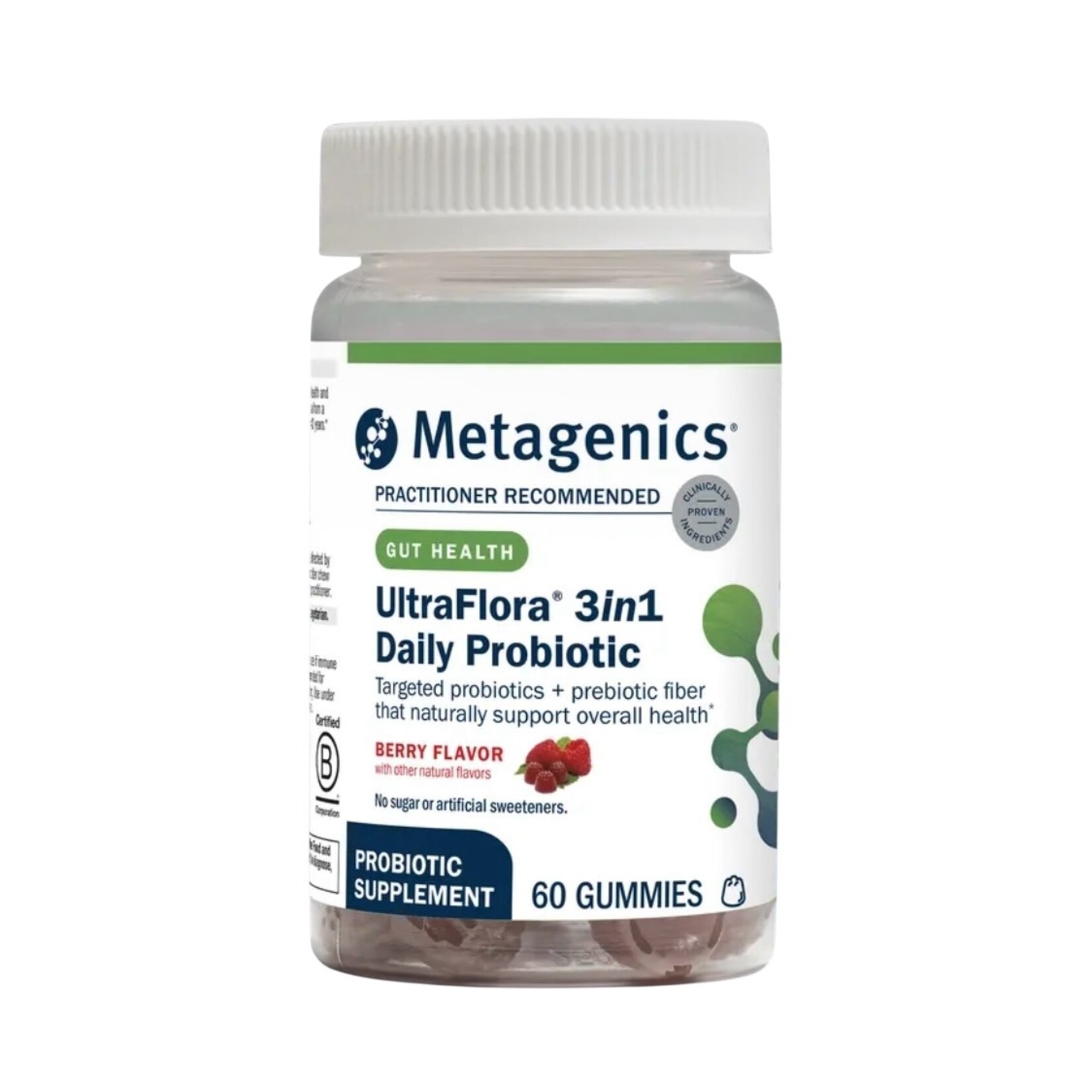 Metagenics UltraFlora 3 in 1 Daily Probiotic 60 gummies Metagenics