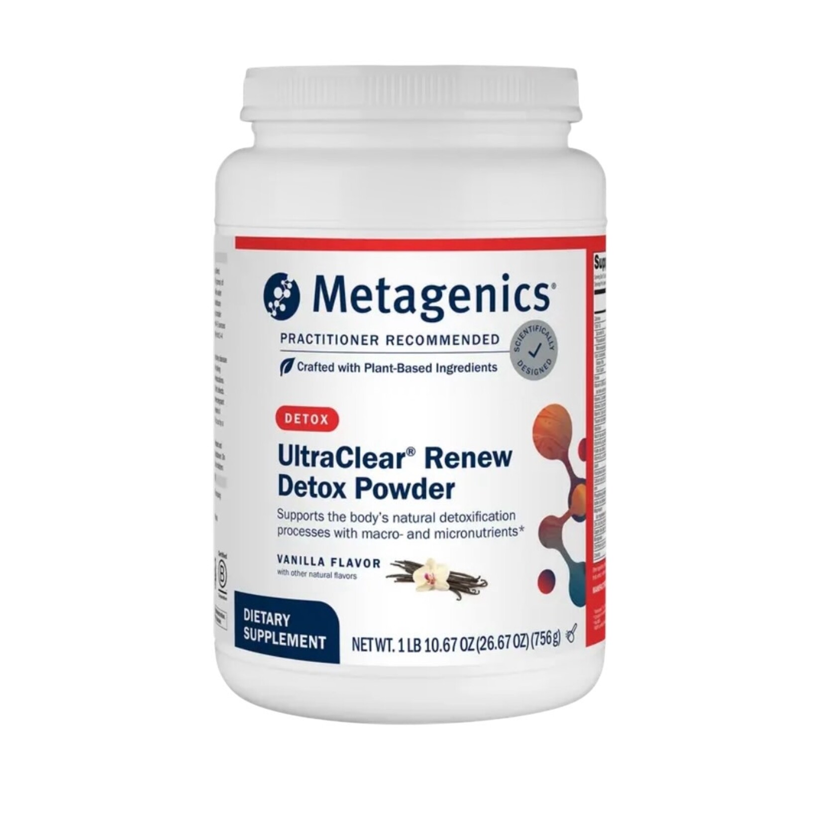 Metagenics UltraClear RENEW Detox Powder (formerly UltraClear RENEW) Vanilla 29oz Metagenics