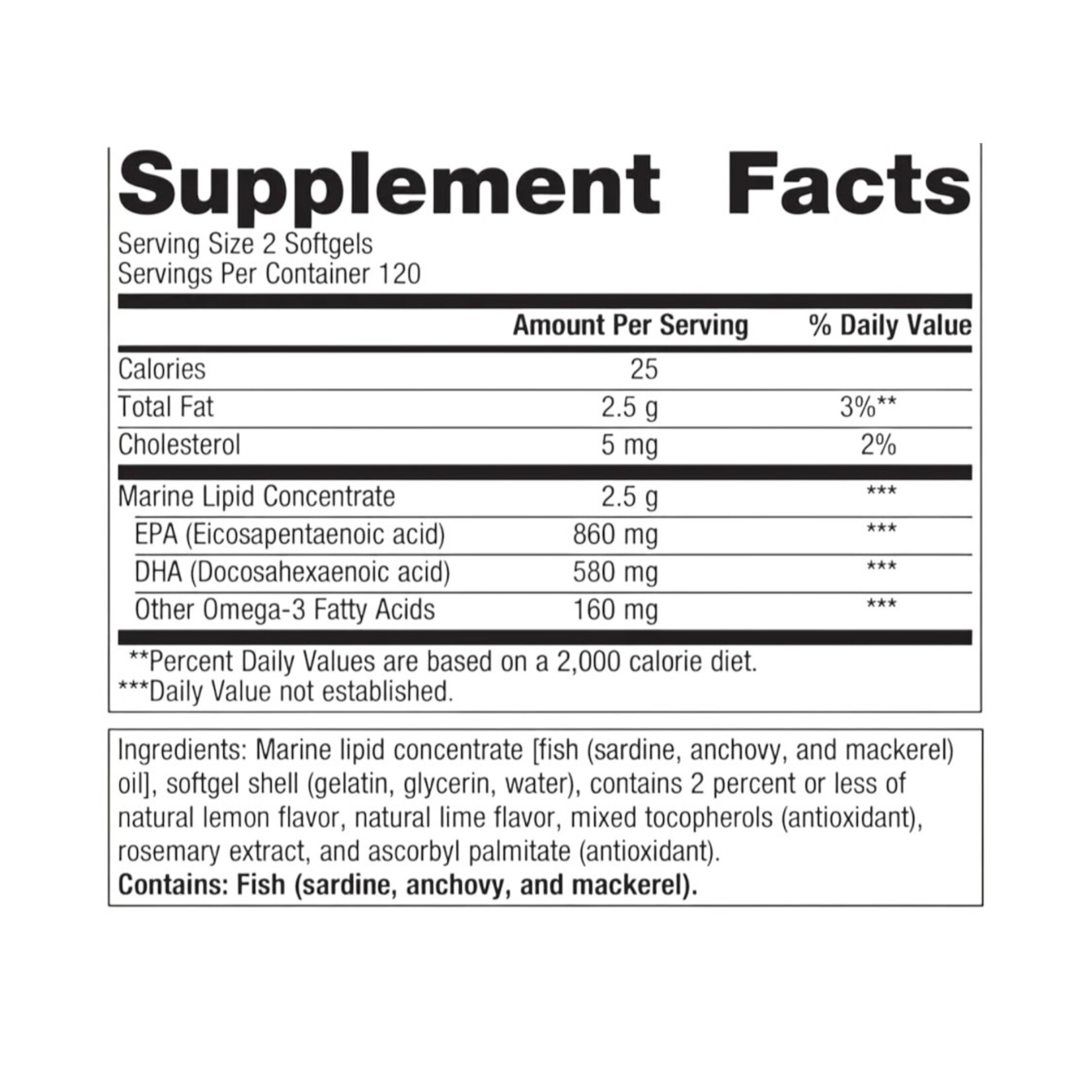 Metagenics OmegaGenics 3-in-1 Fish Oil 720 mg EPA-DHA (formerly OmegaGenics EPA-DHA 720mg) 240sg Metagenics