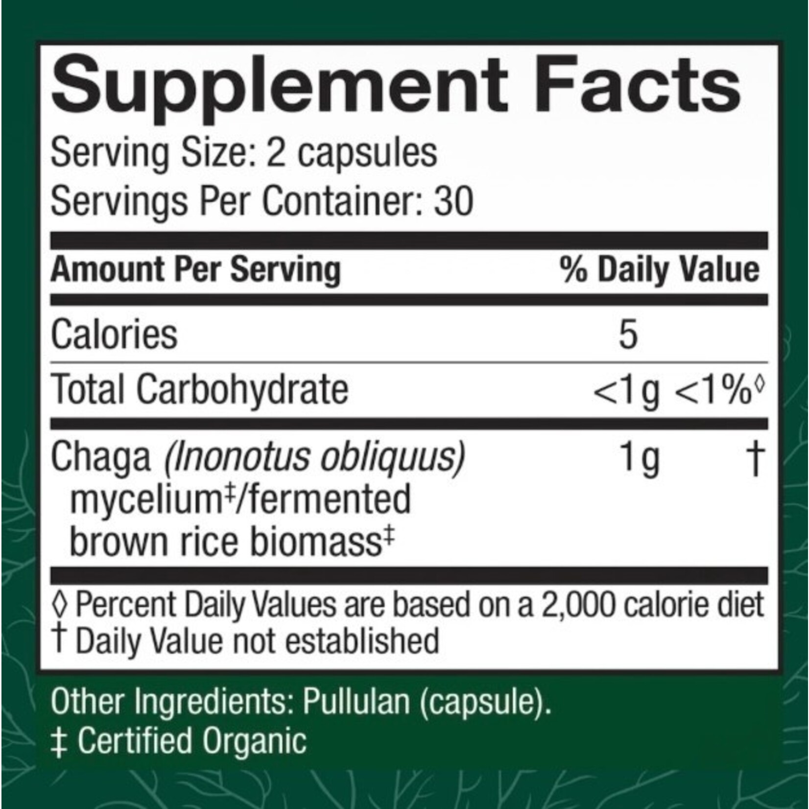 Host Defense (Fungi Perfecti) Chaga 500mg 60c Host Defense