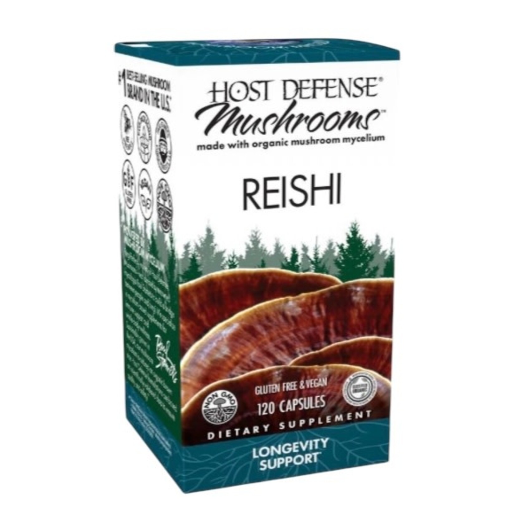 Host Defense (Fungi Perfecti) Reishi 120c Host Defense