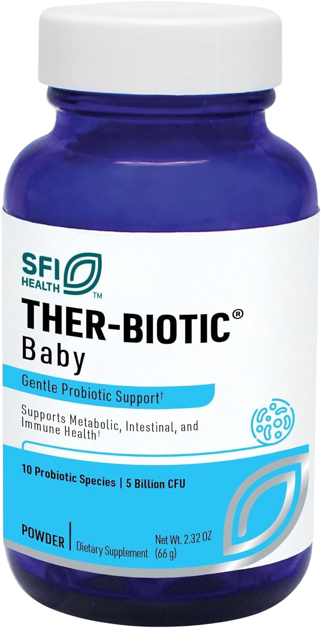 Ther-Biotic Baby Powder 2.33oz Klaire Labs - Arcana Empothecary