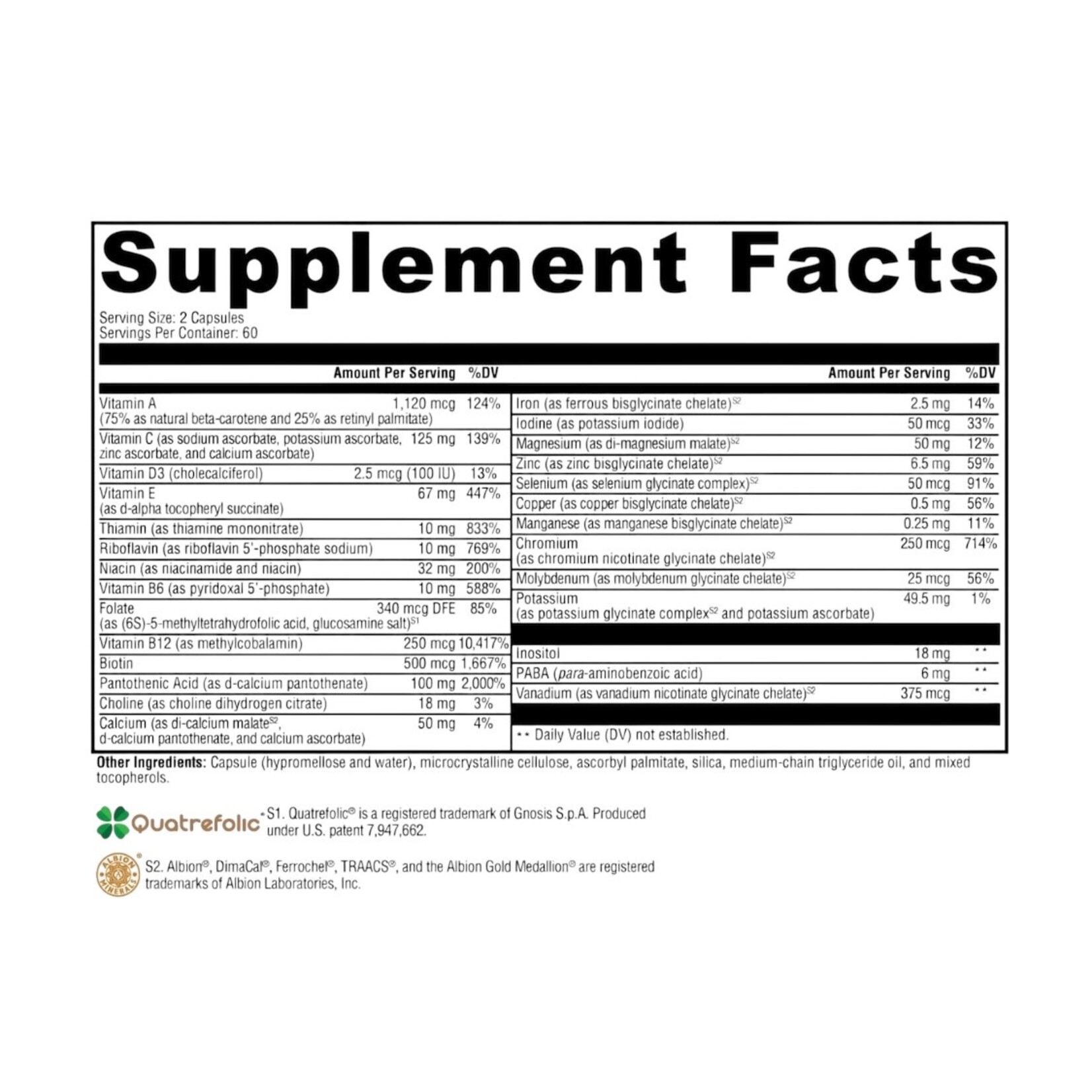 Xymogen ActivNutrients 120c Xymogen