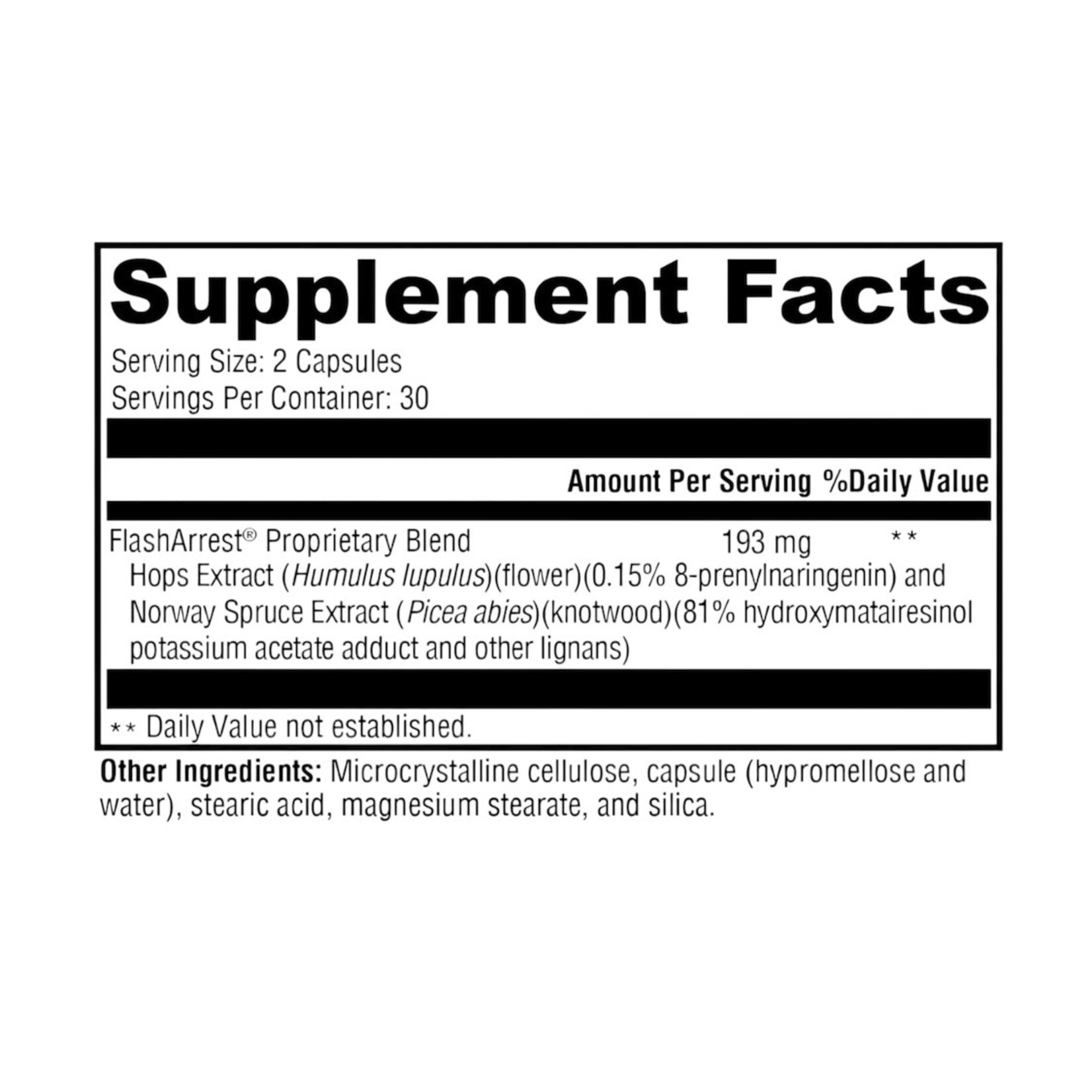 Xymogen FlashArrest 60c Xymogen