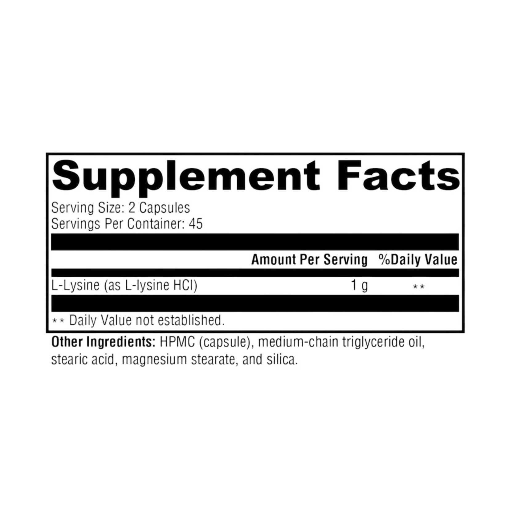 Xymogen L-Lysine 500mg 90c Xymogen