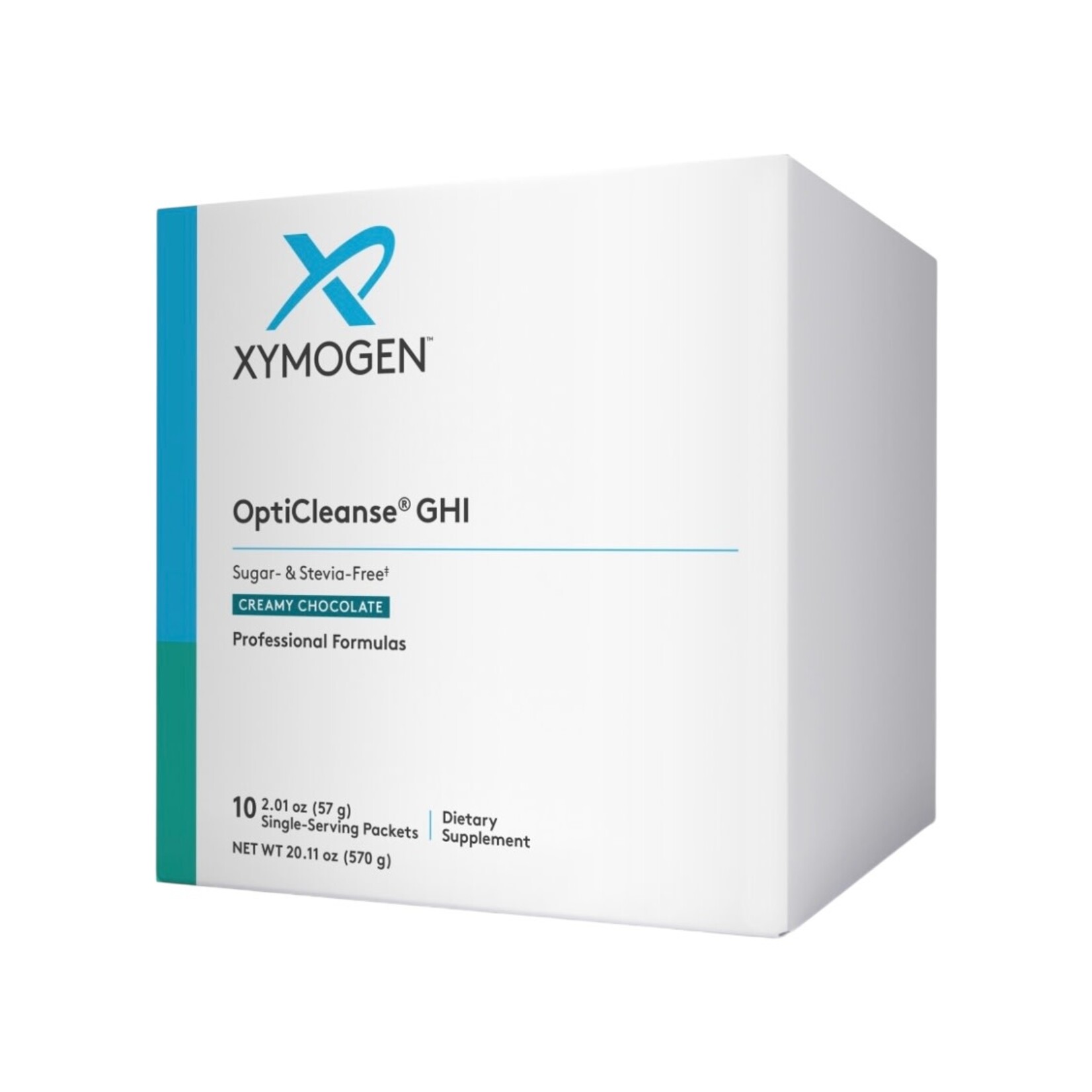 Xymogen Opticleanse GHI S&S Free Creamy Chocolate 10 pkt box Xymogen