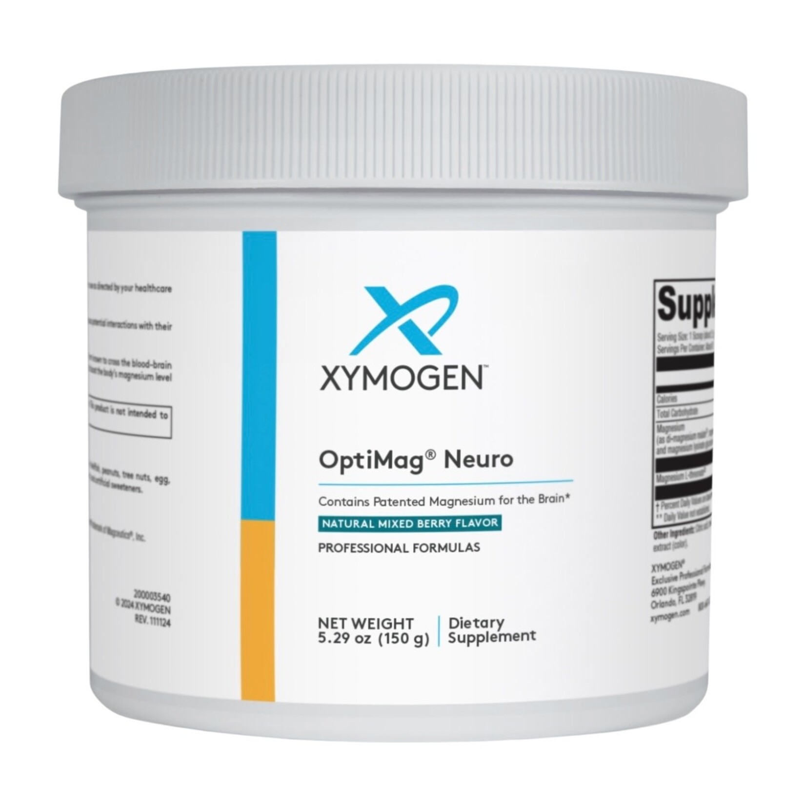 Xymogen OptiMag Neuro Mix Berry 200mg 5.29oz Xymogen