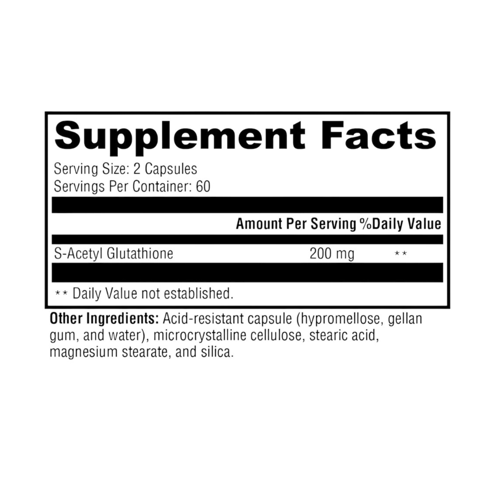 Xymogen S-Acetyl Glutathione 200mg 120c Xymogen