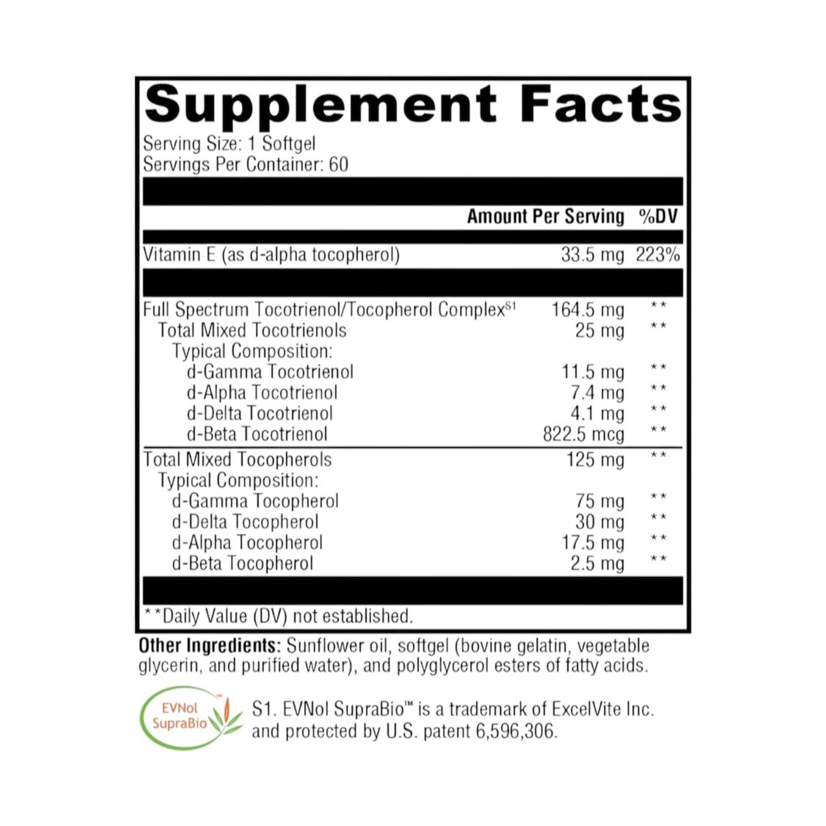 Xymogen Xcellent E 60c Xymogen