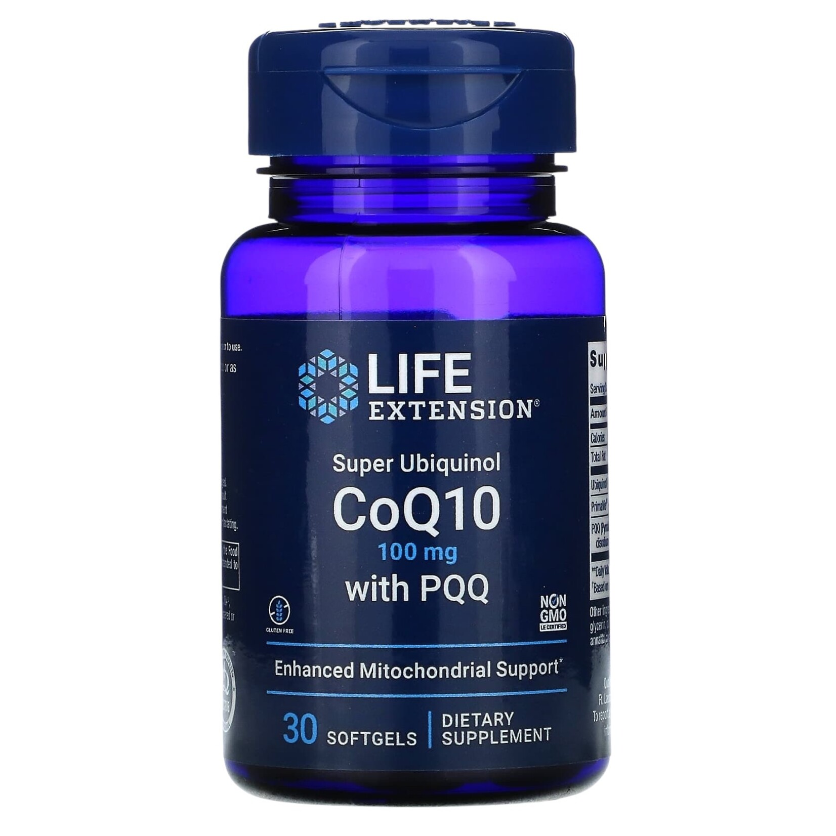 Life Extension Super Ubiquinol CoQ10 & PQQ 30c Life Extension