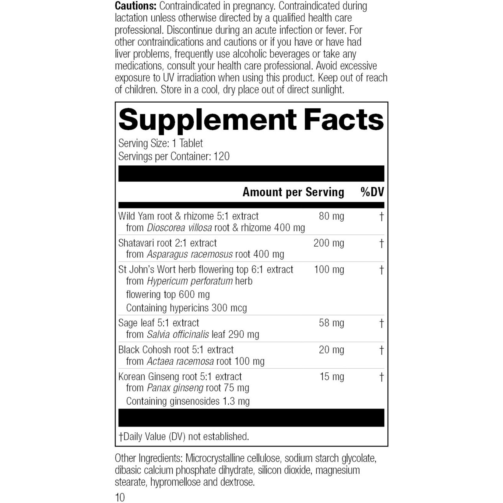 Wild Yam Complex 120t Mediherb