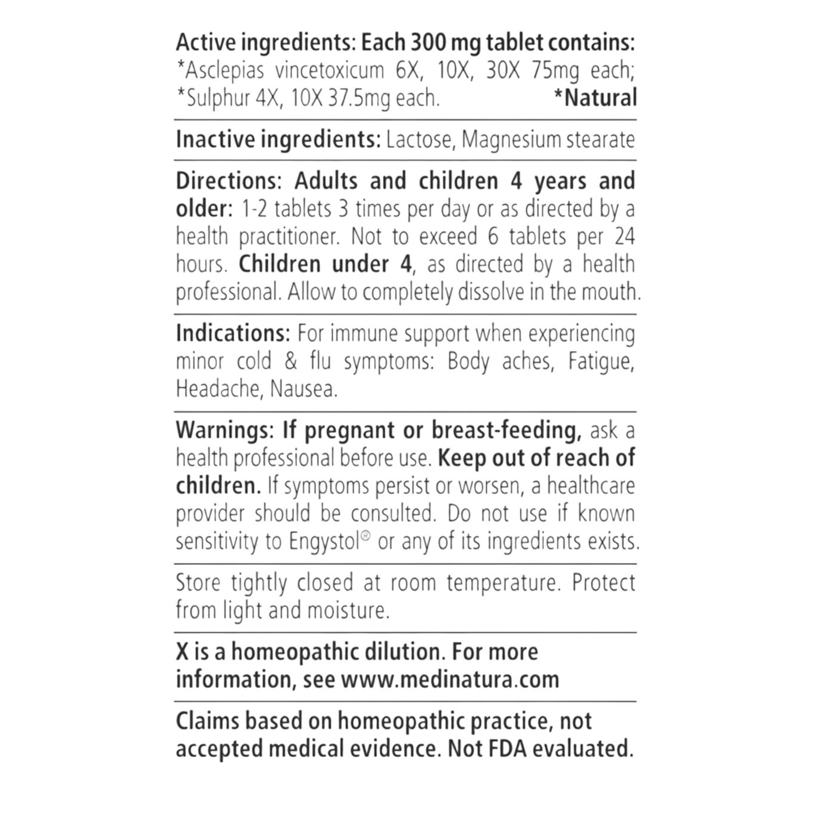 MediNatura Engystol Immune Support 100t MediNatura