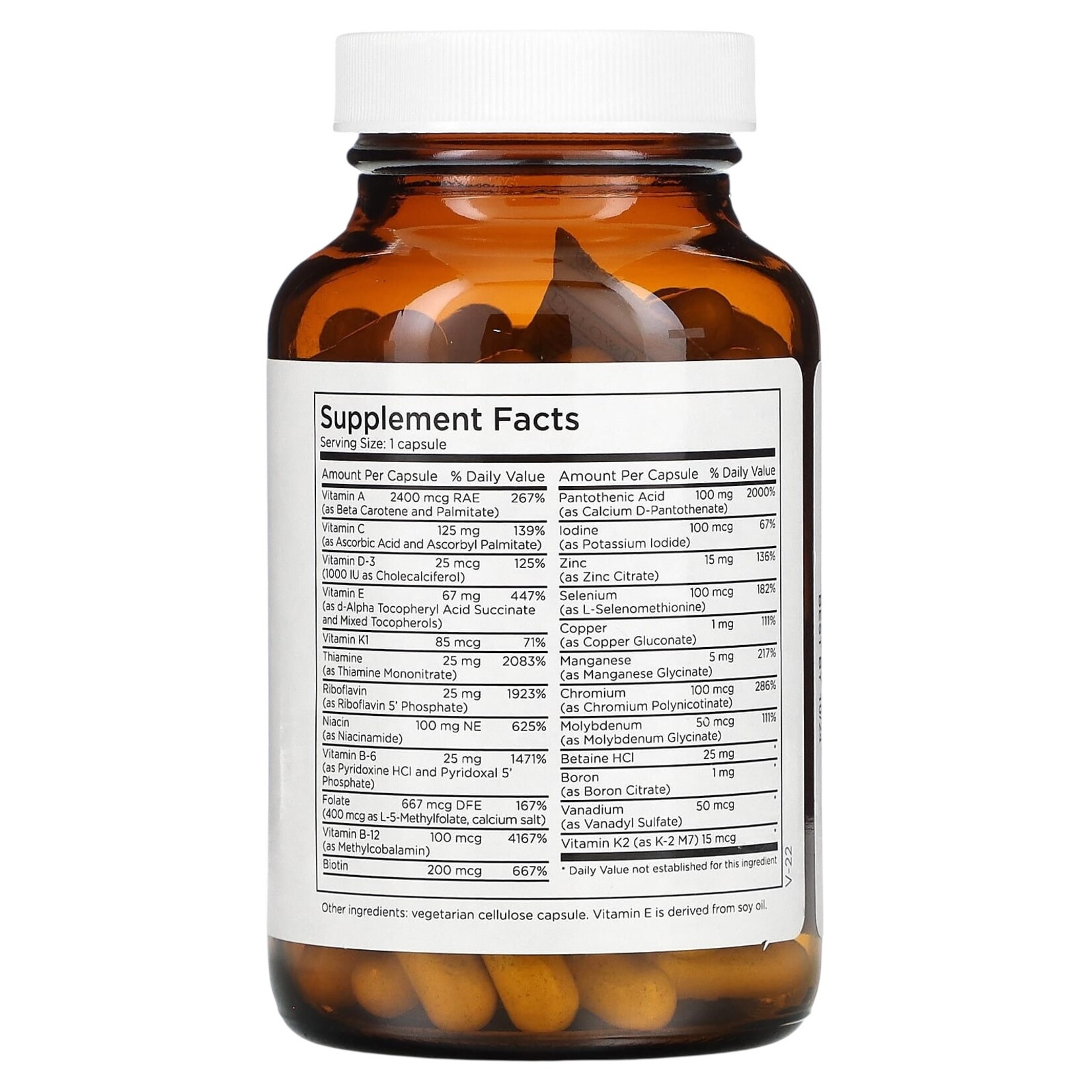 Metabolic Maintenance The Big One w/o Iron 90c Metabolic Maintenance