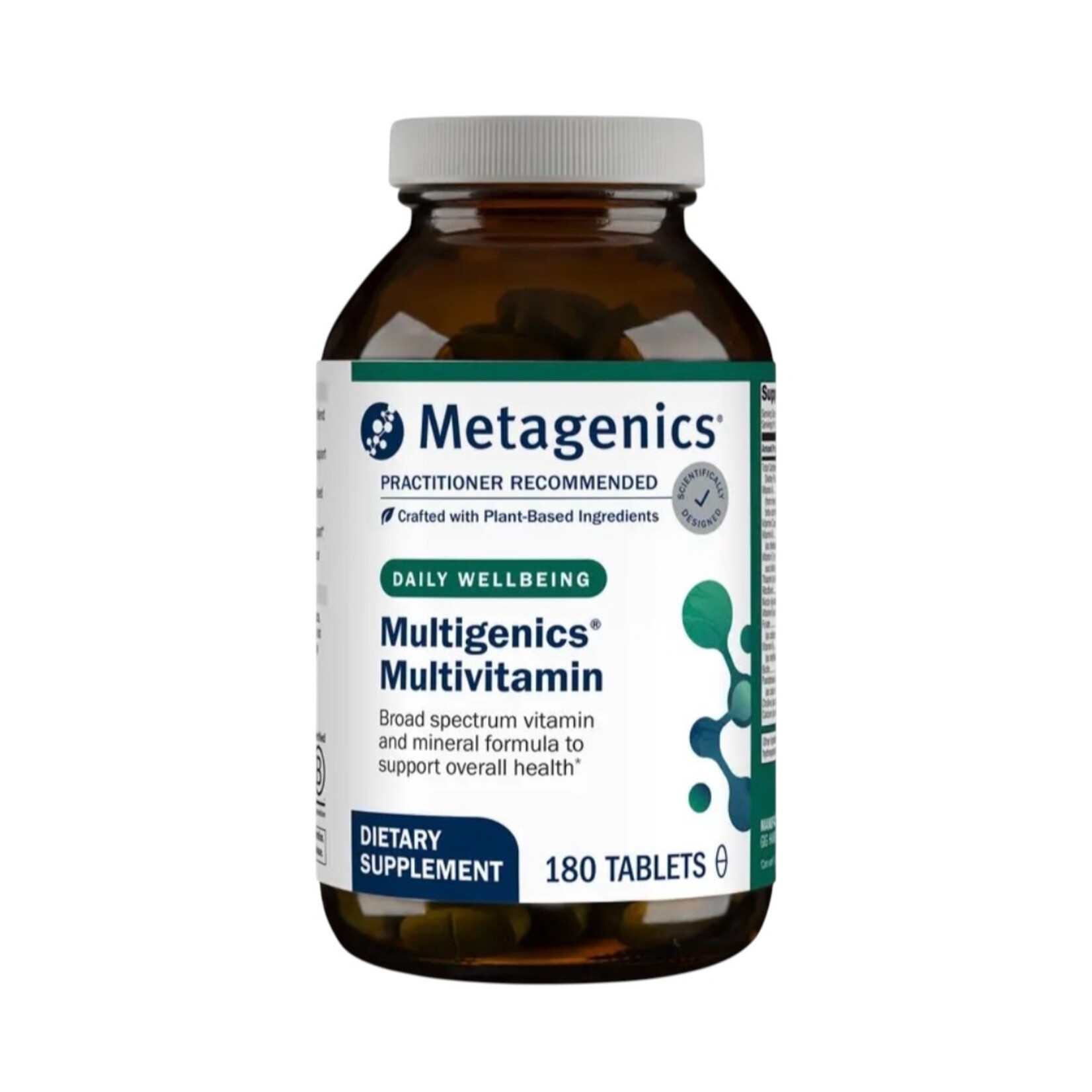 Metagenics Multigenics Multivitamin (*formerly Multigenics w/o Iron) 180c Metagenics
