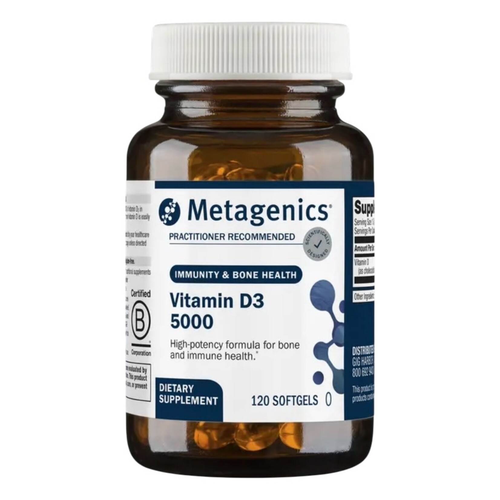 Metagenics D3 5000 120sg Metagenics