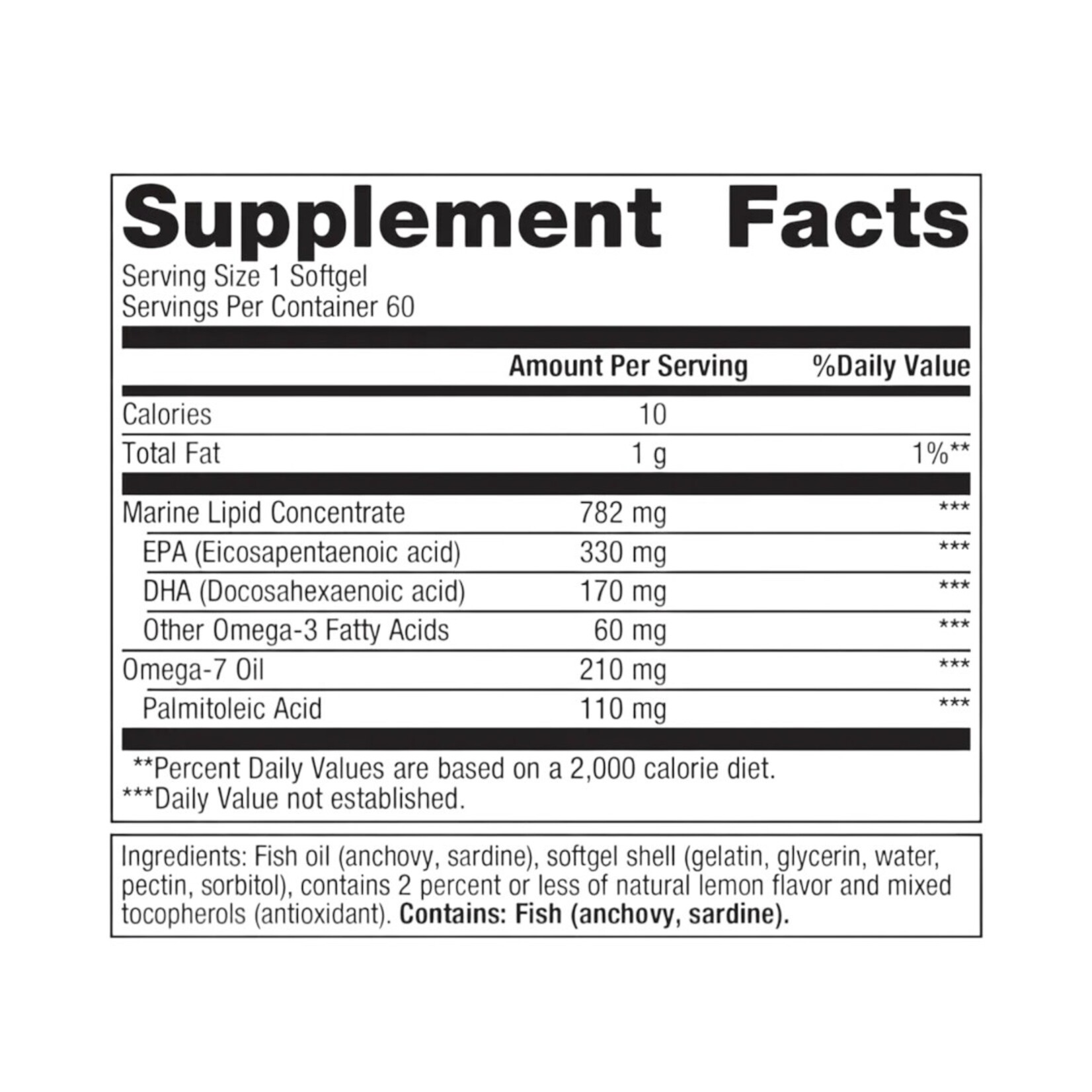 Metagenics OmegaGenics Fish Oil Mega 10 60c Metagenics