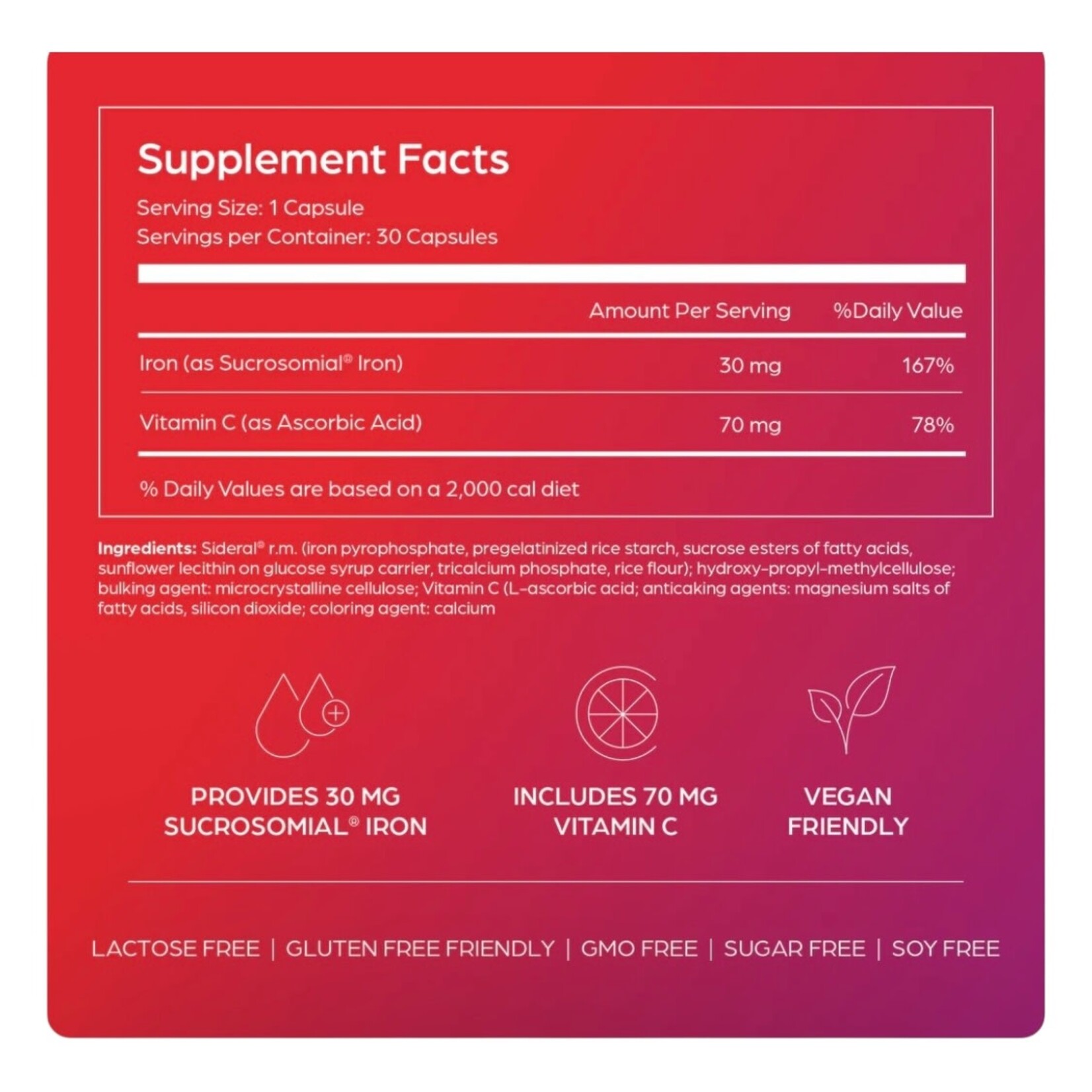 PharmaNutra SiderAL Forte Iron and Vitamin C 30c