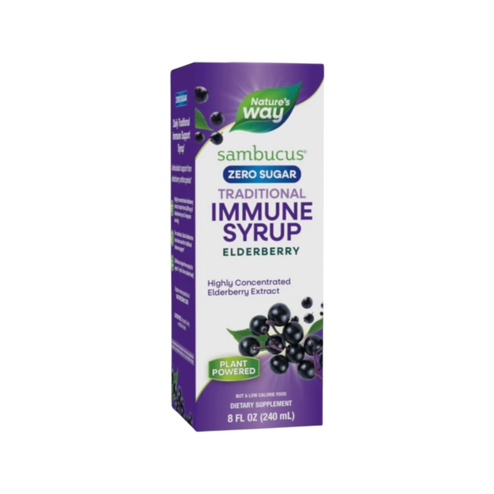 Nature's Way Sambucus Zero Sugar Traditional Immune Syrup (*formerly Sambucus Sugar Free) 8oz Syrup Nature's Way