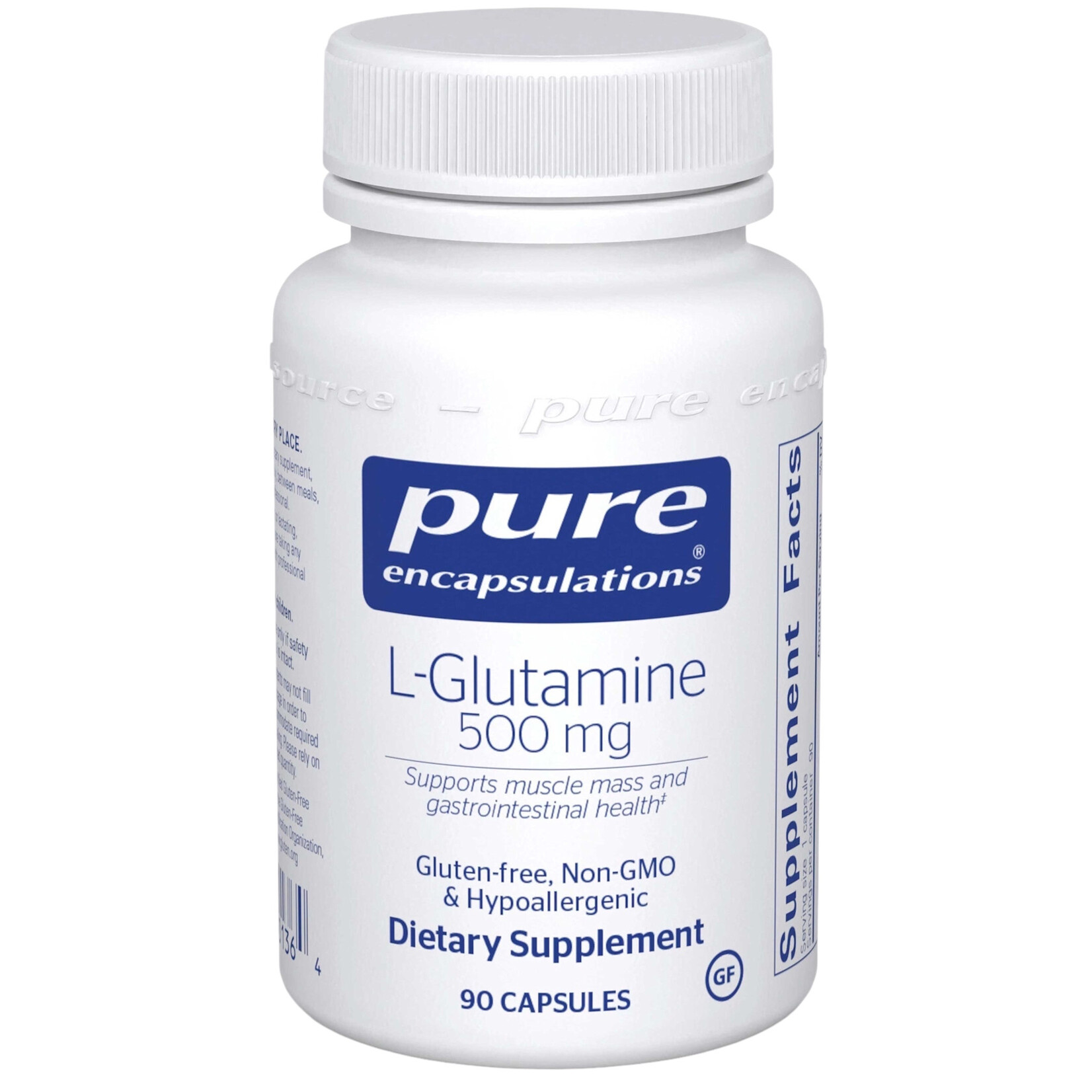 Pure Encapsulations L-Glutamine 500mg 90c Pure Encapsulations *sale*