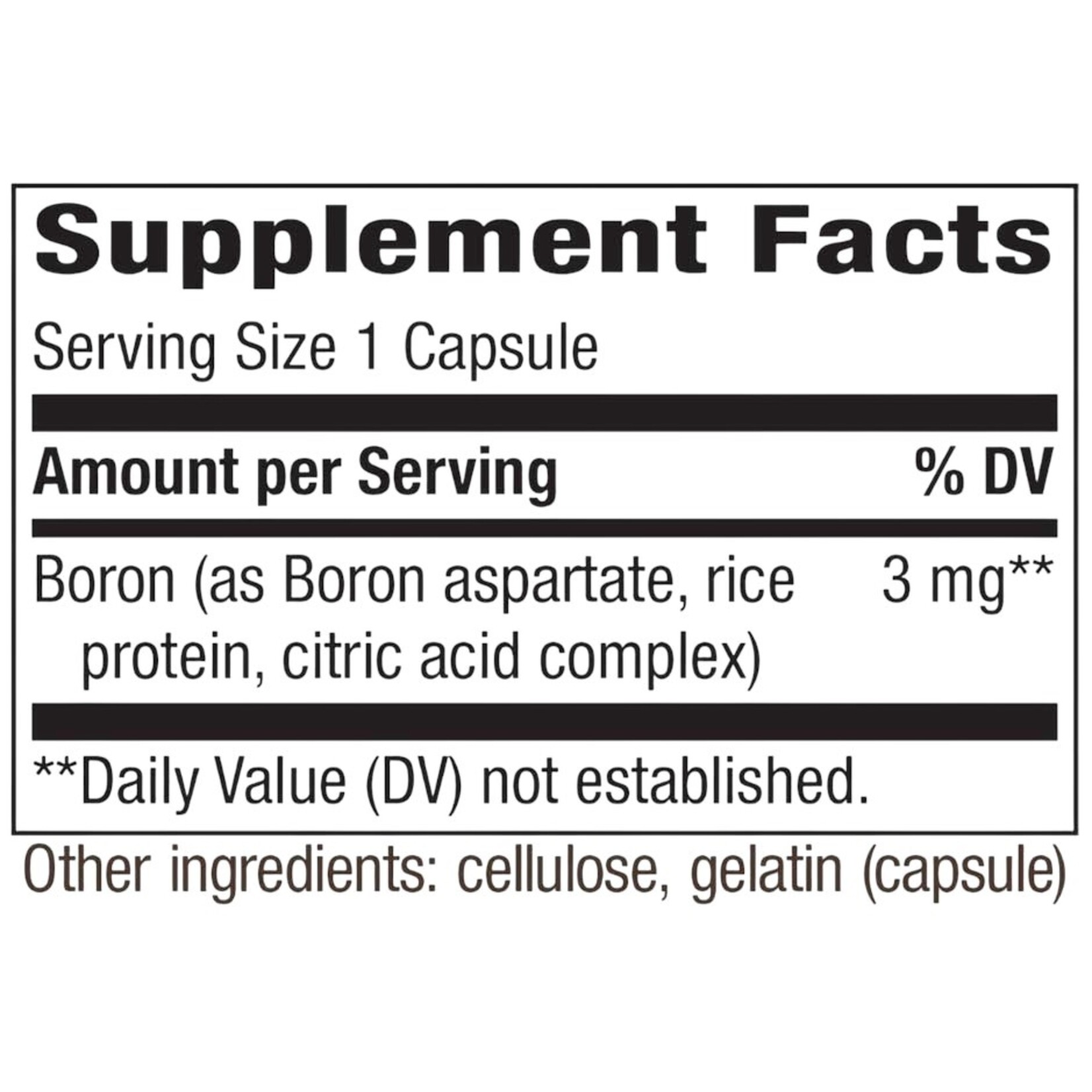 Nature's Way Boron Complex 3mg Nature's Way