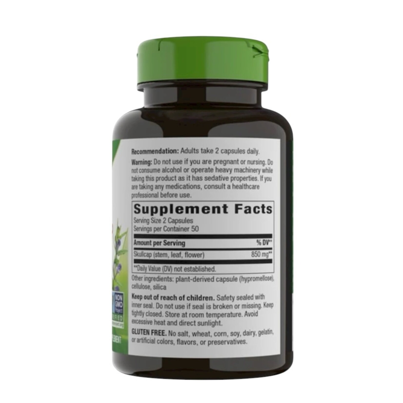 Nature's Way Skullcap Herb 425mg 100c Nature's Way