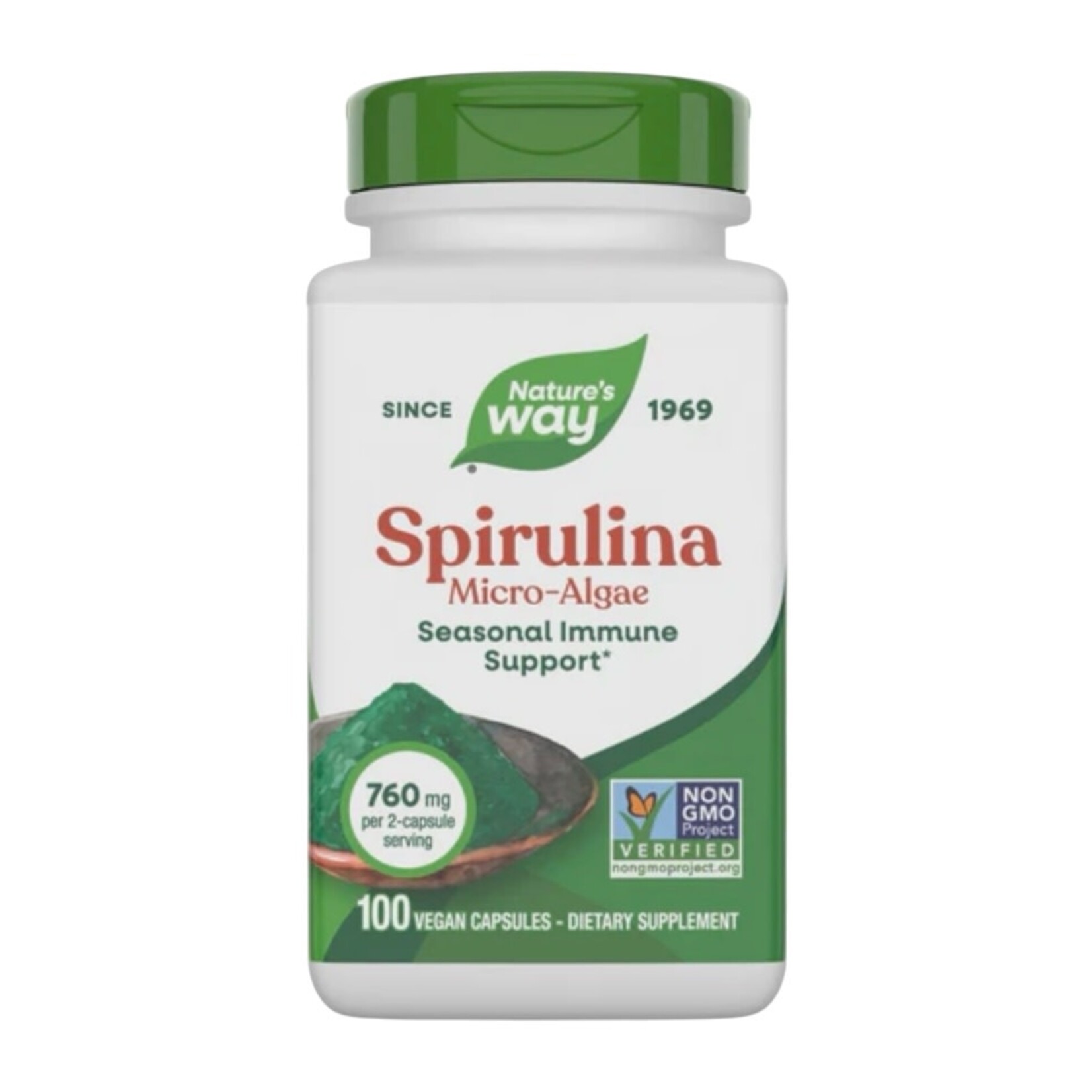 Nature's Way Spirulina 380mg 100c Nature's Way