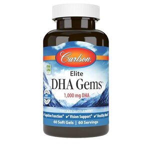 Carlson Labs Elite DHA Gems 60c Carlson