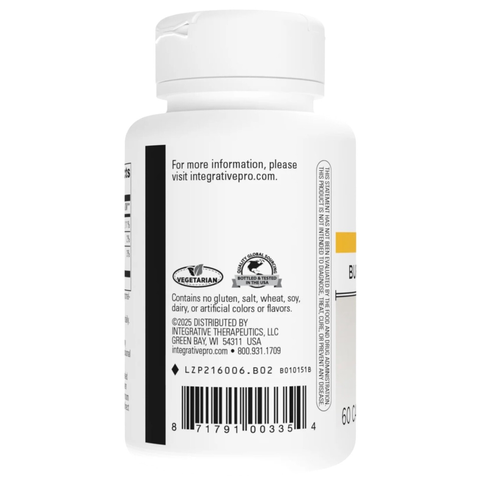 Integrative Therapeutics Buffered Vitamin C 1000 mg 60c Integrative Therapeutics