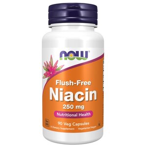 NOW Flush Free Niacin 500mg 90c NOW