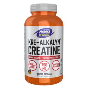 NOW Kre-Alkalyn Creatine 750mg 240c NOW