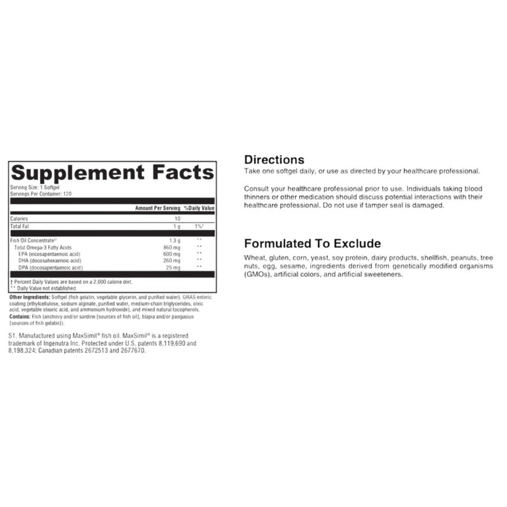 Active Factors Omega 900 M 120sg Active Factors