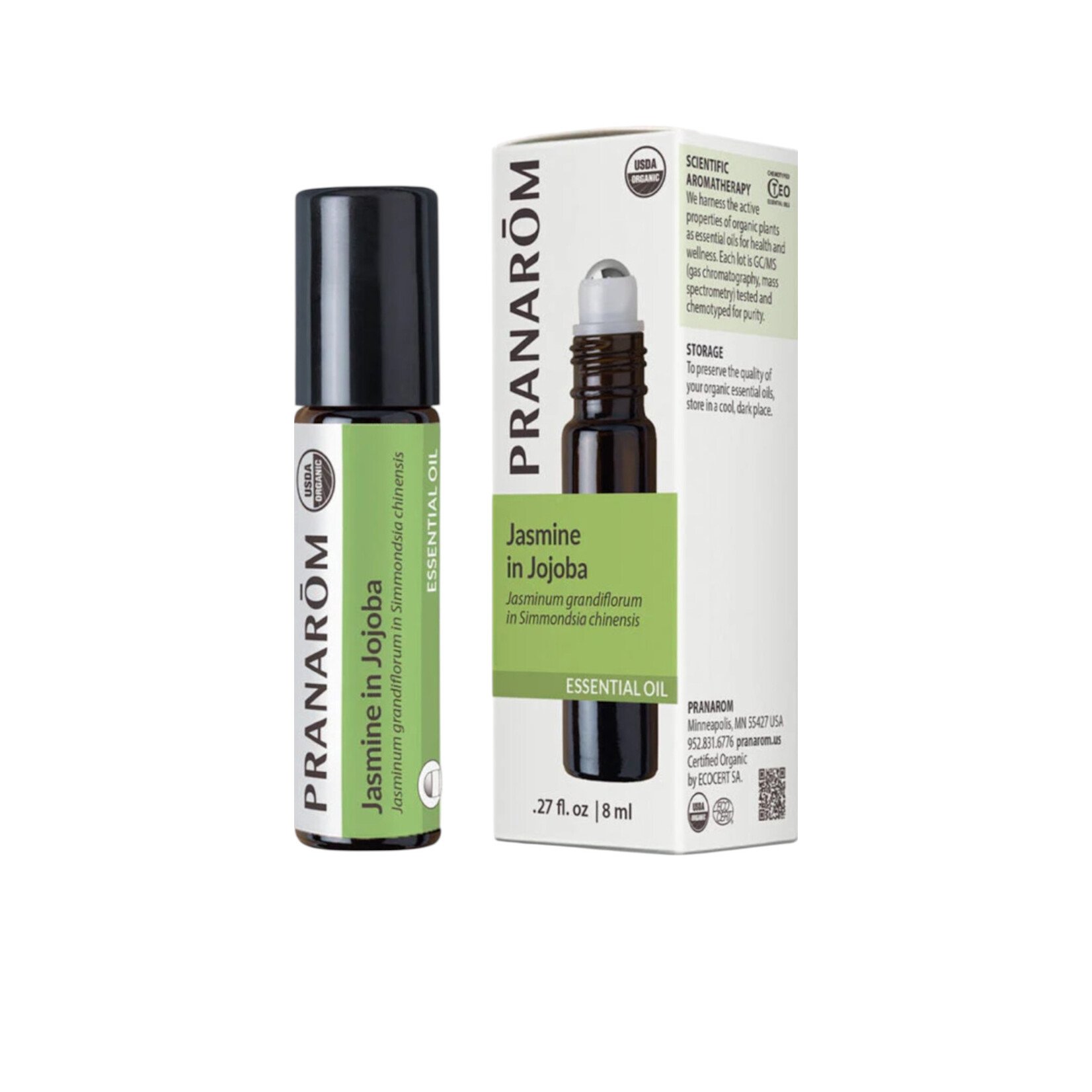 Pranarom Jasmine Essential Oil in Jojoba 5ml Pranarom