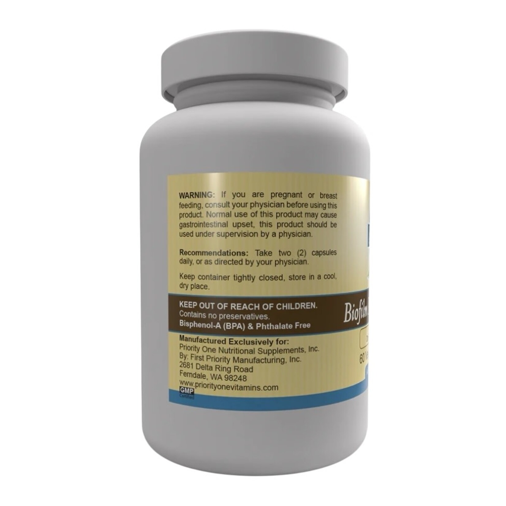 Priority One Biofilm Phase-2 Advanced 60c Priority One