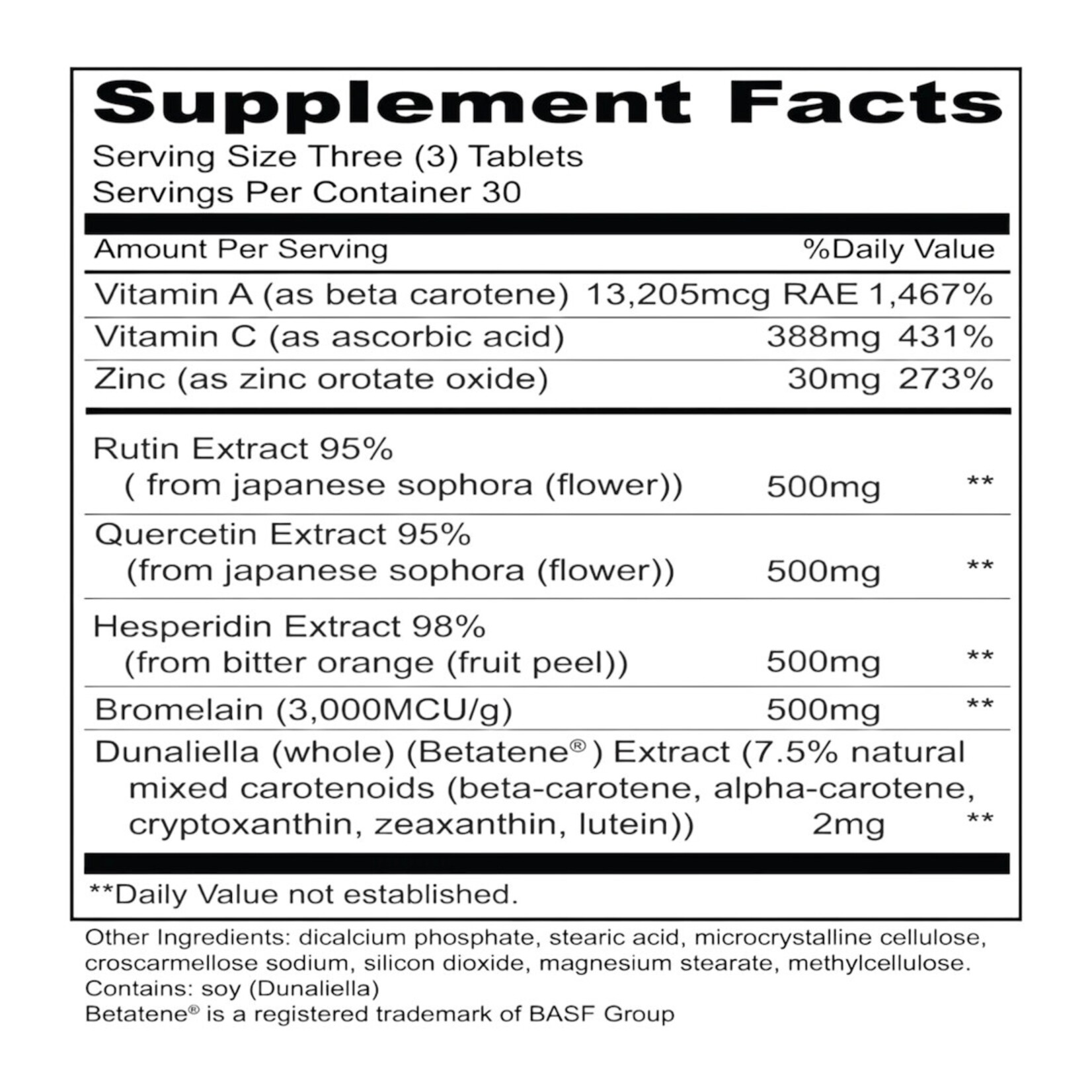 Priority One Mega Flavonoid 2000 90t Priority One