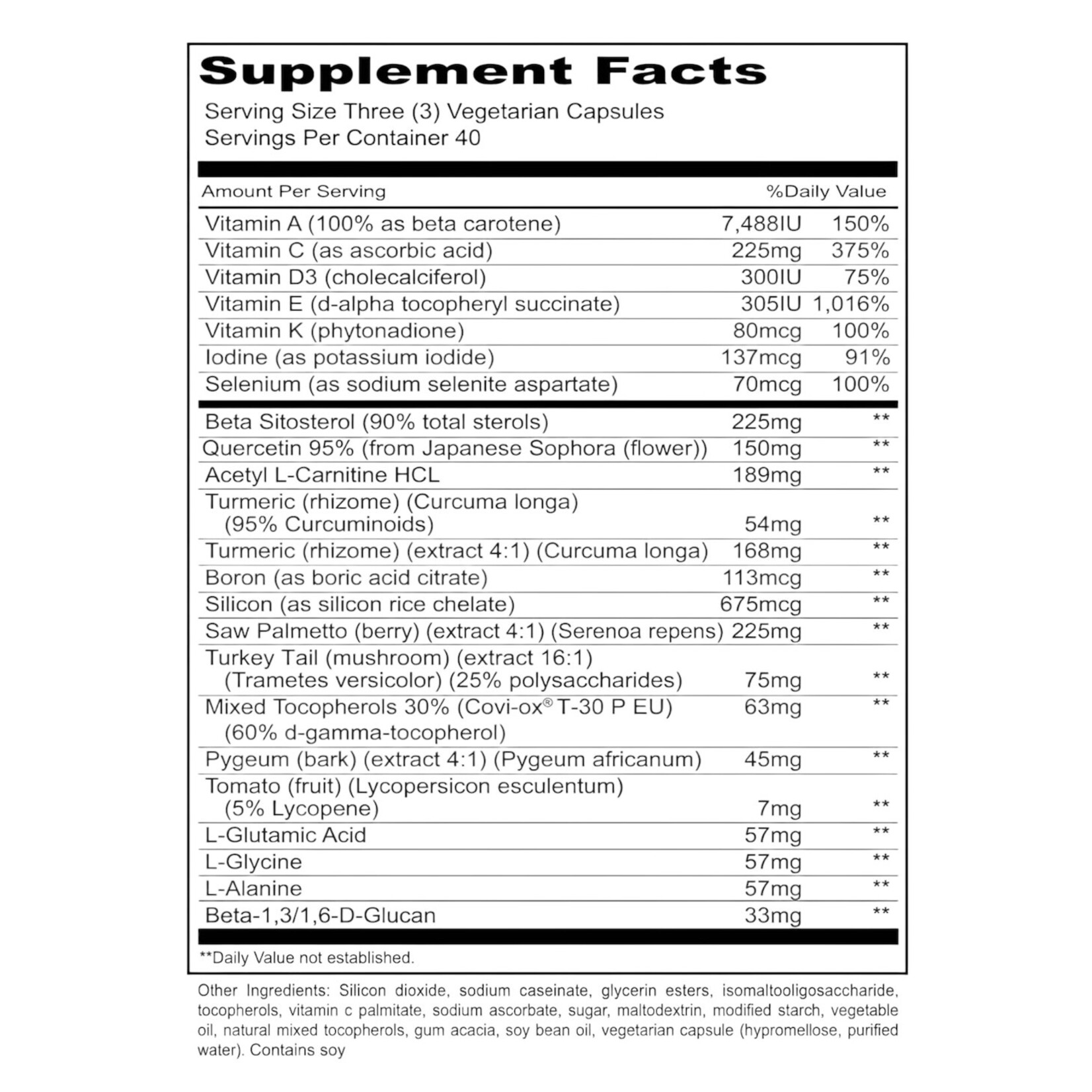 Priority One Prostate Extra 120c Priority One