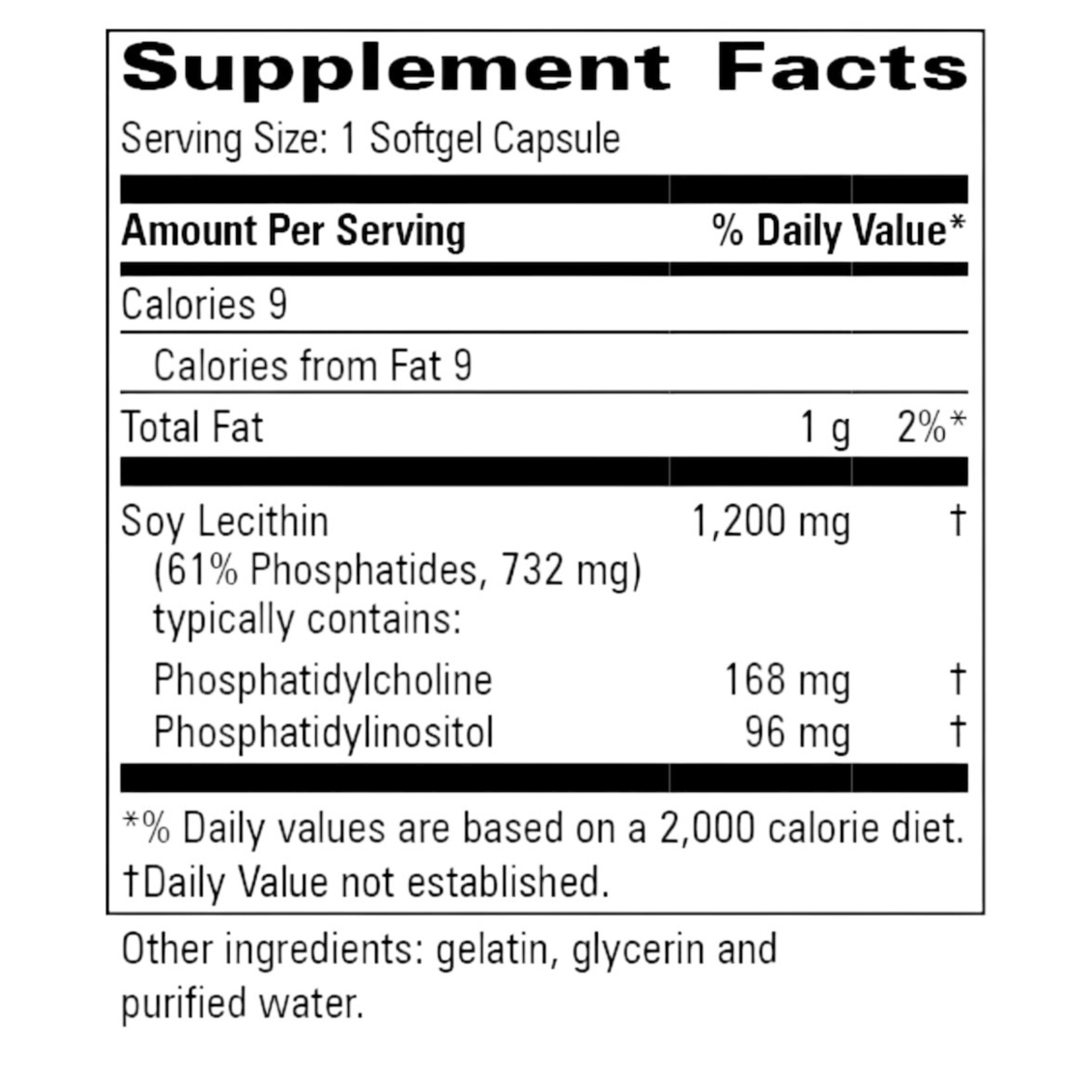 Progressive Labs Lecithin 1200mg 100c  Progressive Labs ***