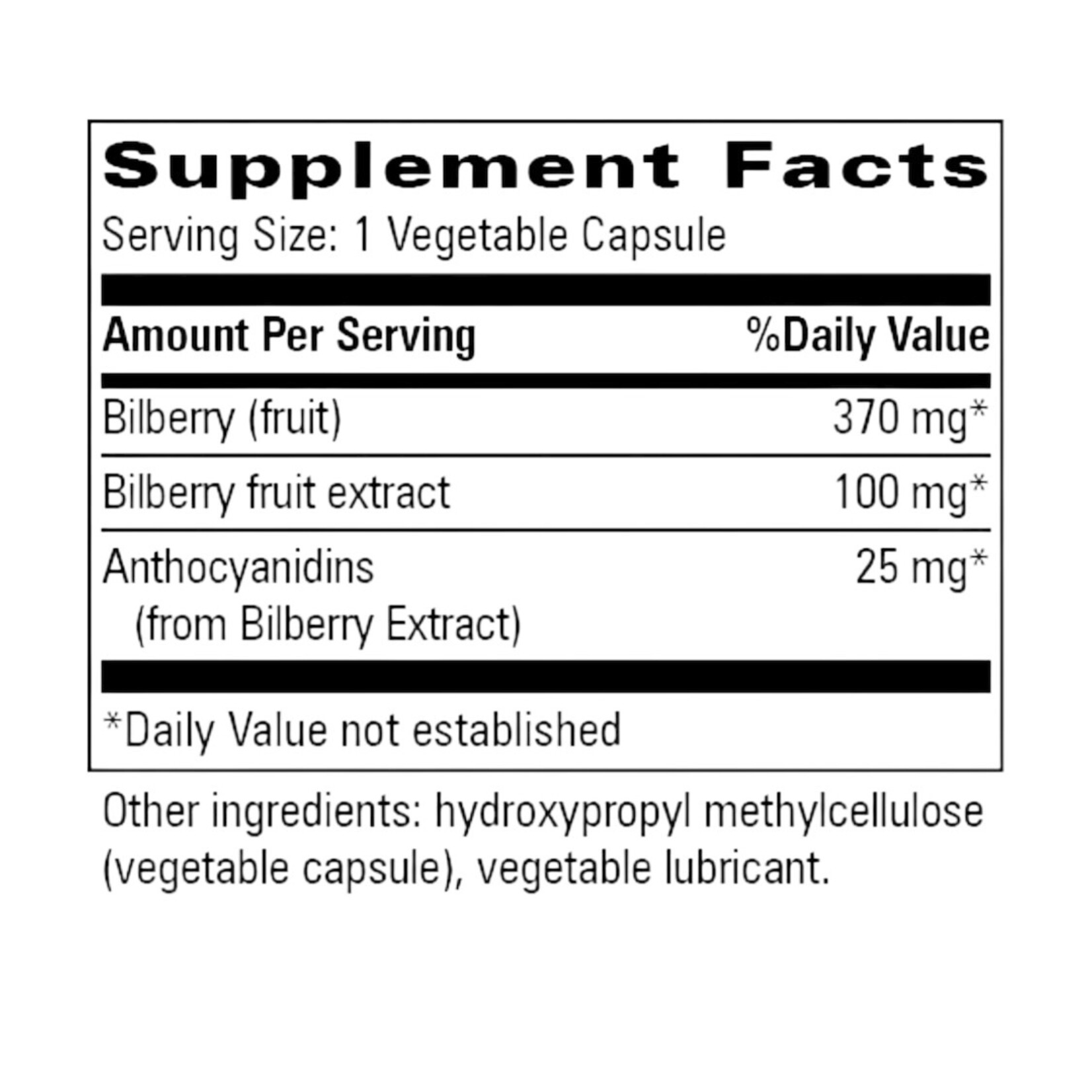 Progressive Labs Bilberry 60c Progressive Labs