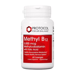 Protocol For Life Methyl B12 5000mcg 60t Protocol