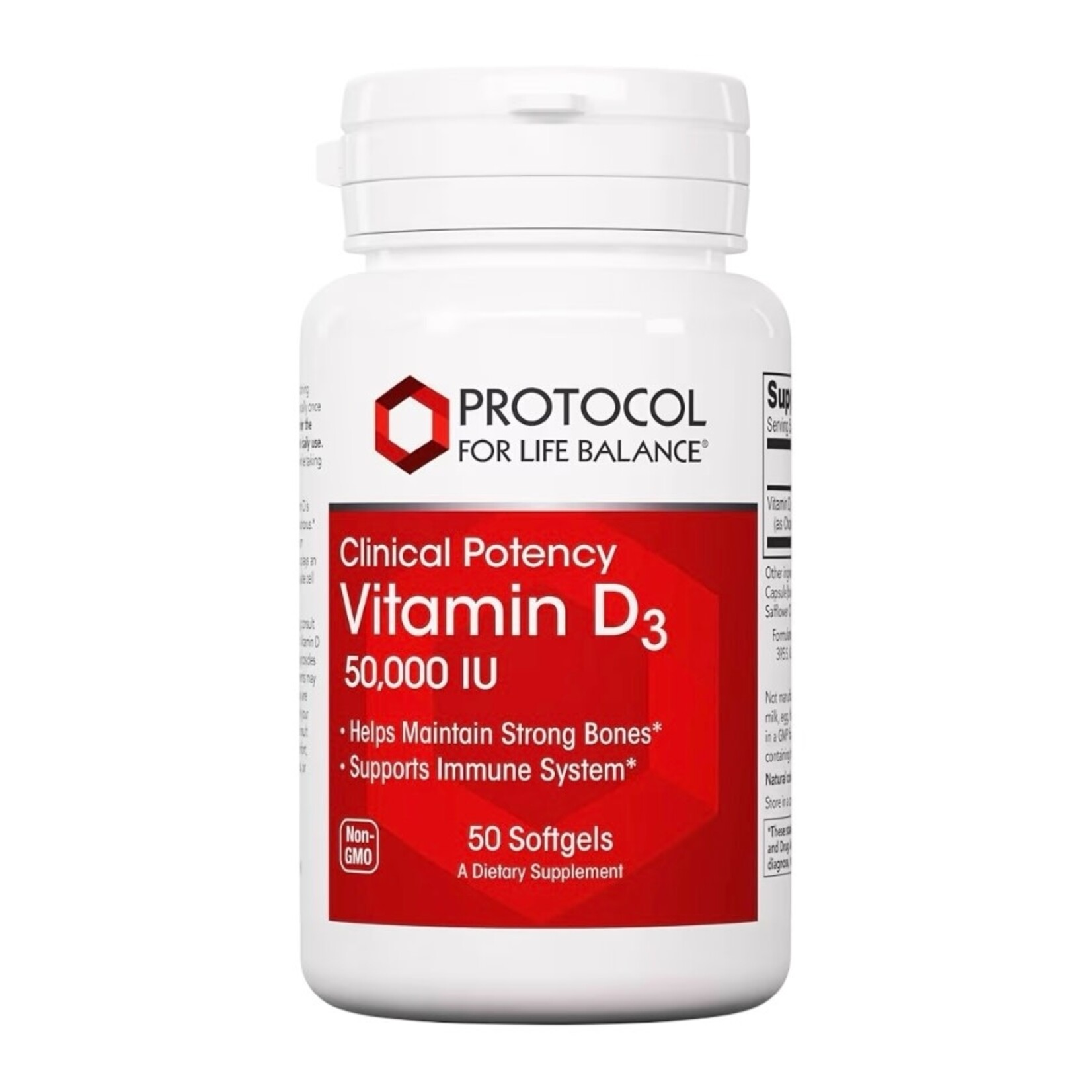 Protocol For Life Vitamin D3 50000IU 50c Protocol