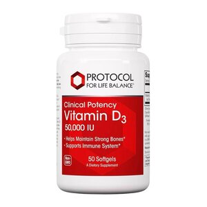 Protocol For Life Vitamin D3 50000IU 50c Protocol