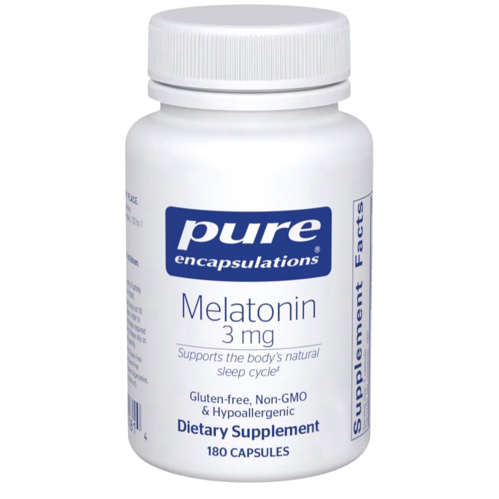 Pure Encapsulations Melatonin 3mg 180c Pure Encapsulations