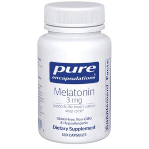 Pure Encapsulations Melatonin 3mg 180c Pure Encapsulations