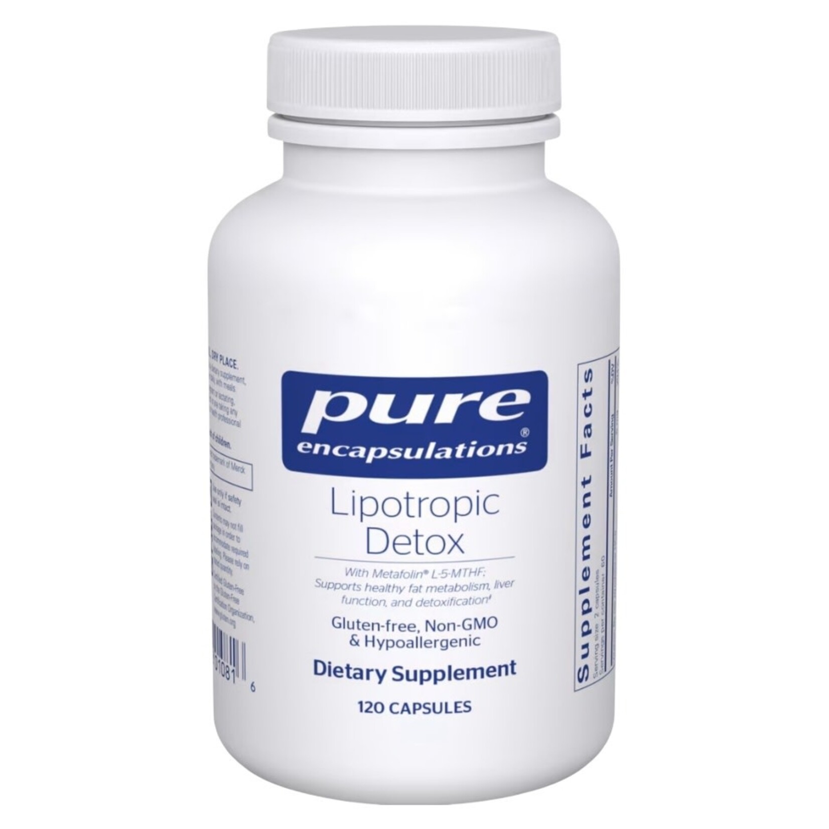 Pure Encapsulations Lipotropic Detox 120c Pure Encapsulations