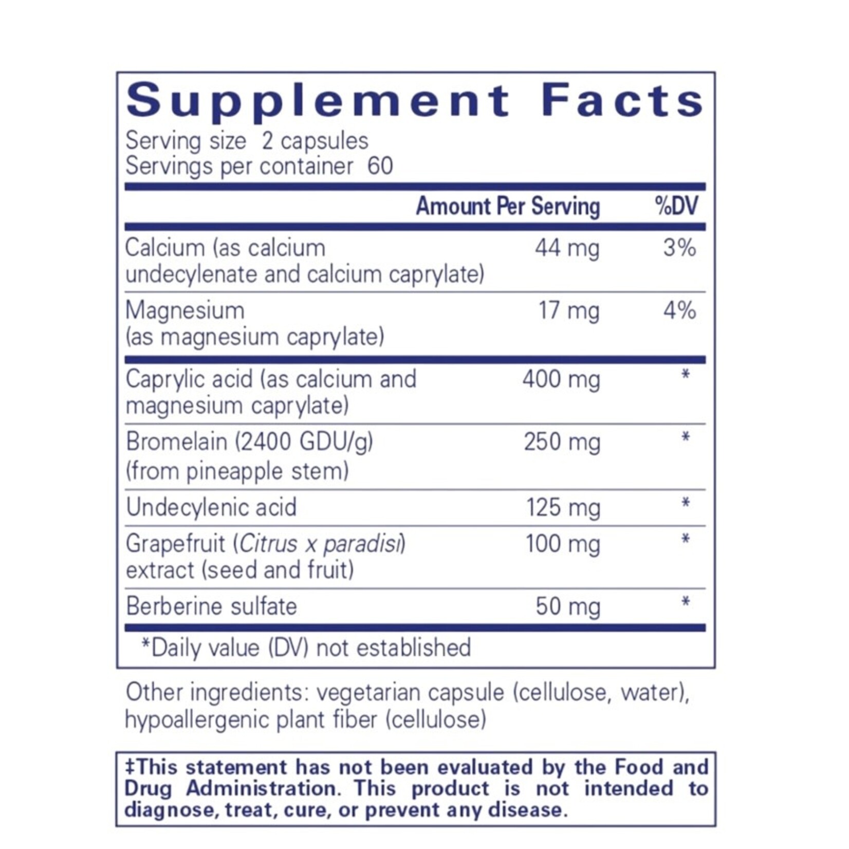 Pure Encapsulations A.C. Formula II 120c Pure Encapsulations