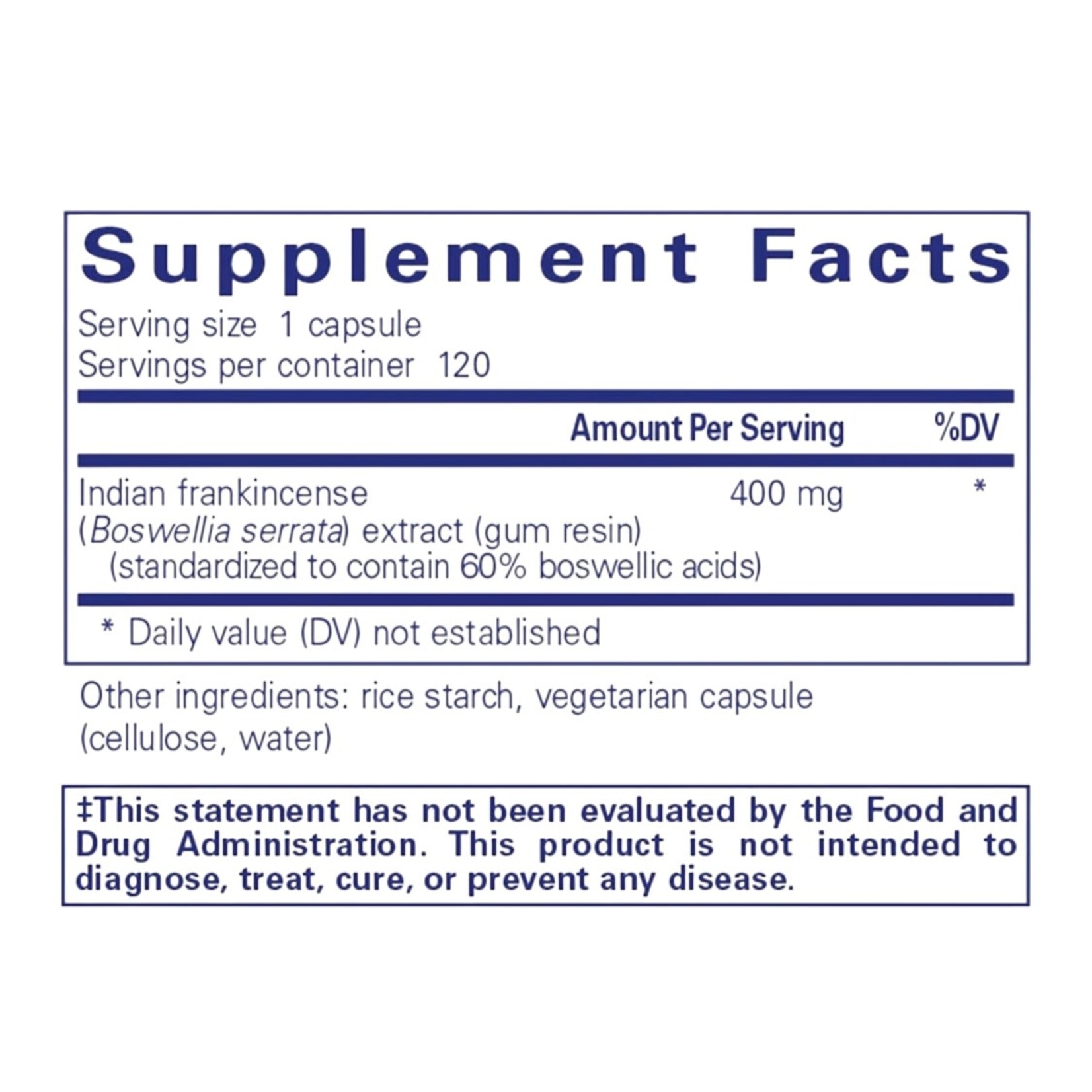 Pure Encapsulations Boswellia 120c Pure Encapsulations